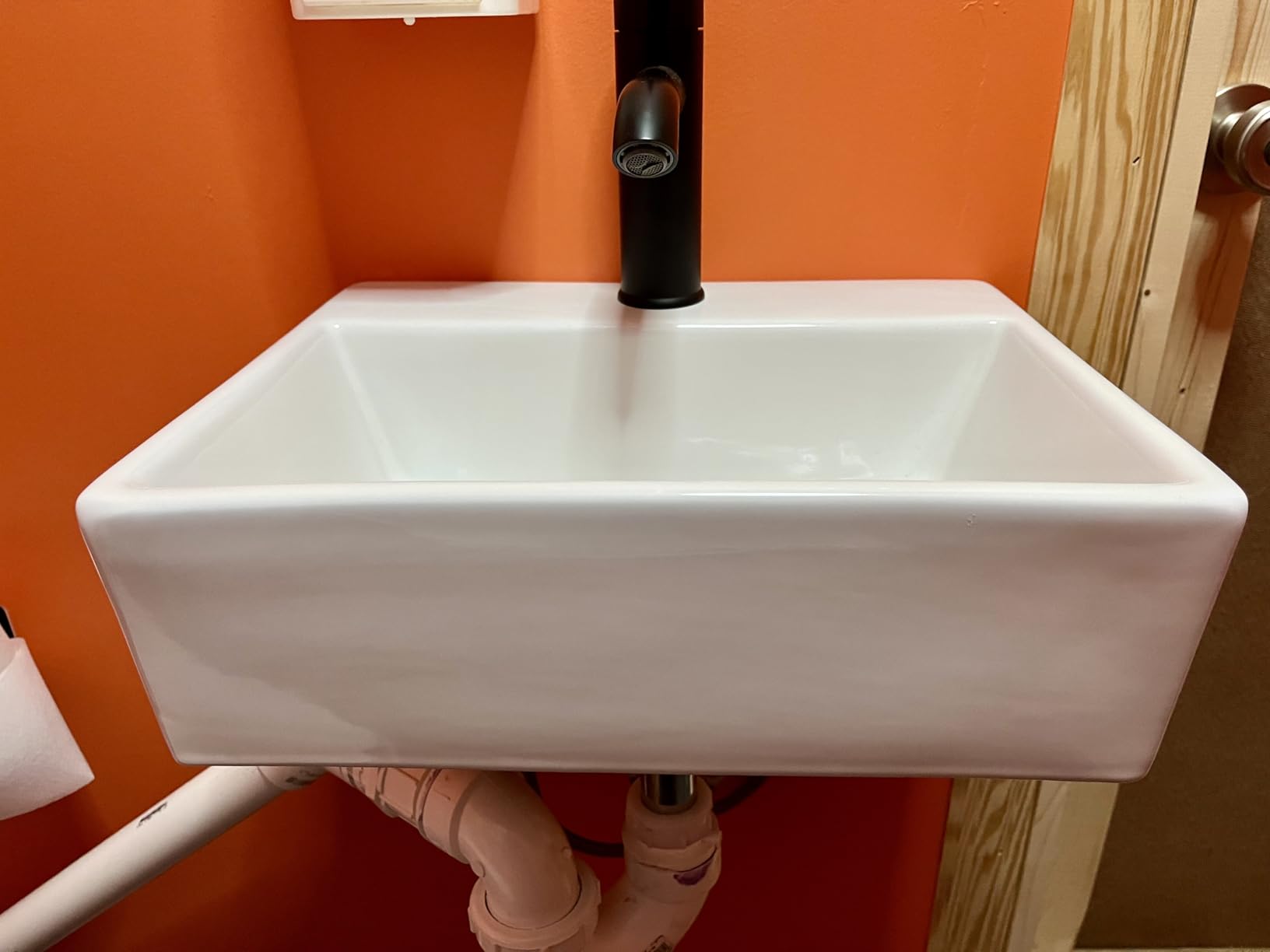 VOTON Vessel Sink Faucet Chrome Modern Tall Bathroom Faucets Single Handle One Hole Rv Vanity Lavatory Bathroom Sink Faucet customer photo 2