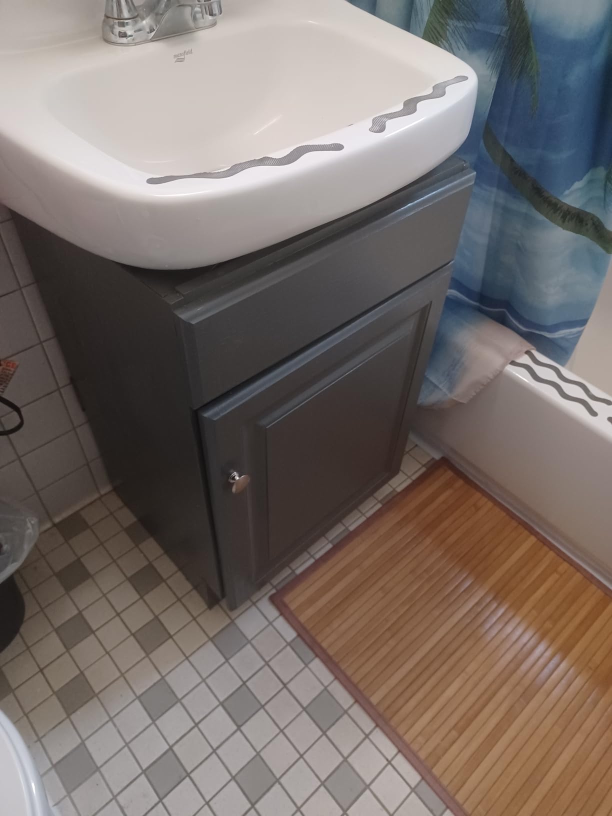 Design House Wyndham 48 Inch Bathroom Vanity, Ready to Assemble, Solid Wood, White, 597278 customer photo 2