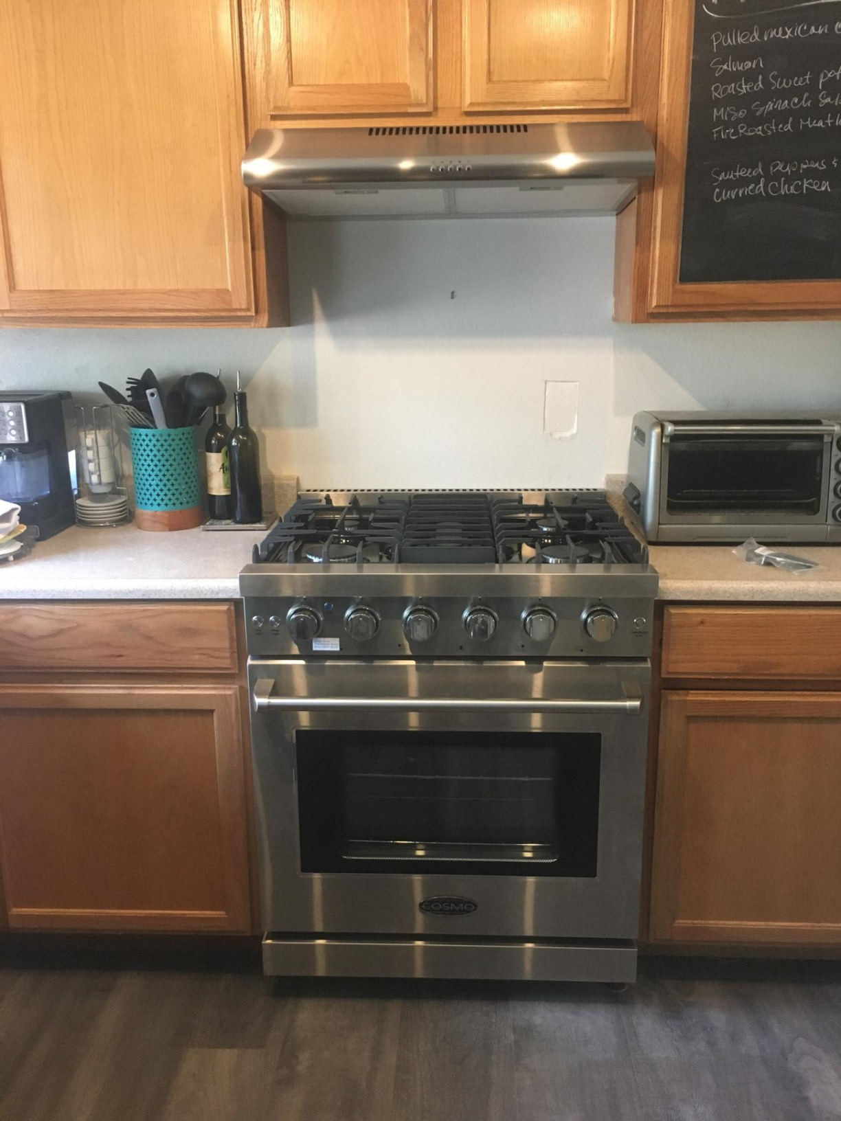 COSMO COS-EPGR304 30 in. Haven Collection 4.5 cu. ft. Gas Range with 5 Sealed Burners, Convection Oven, Knob LED Lights, Stainless Steel customer photo 1