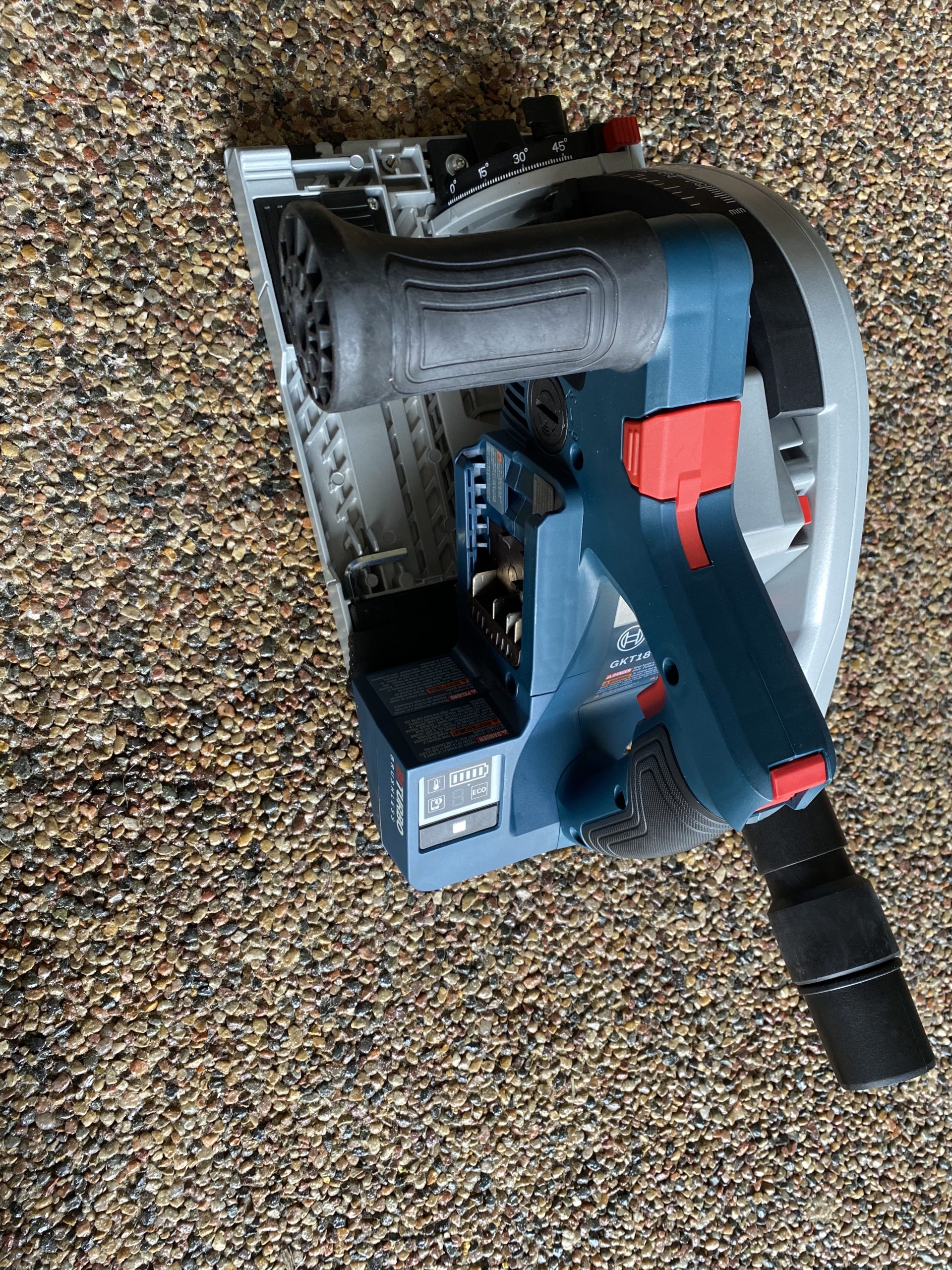 BOSCH GKT18V-20GCL14 PROFACTOR 18V Connected-Ready 5-1/2 In. Track Saw Kit with (1) CORE18V 8 Ah High Power Battery customer photo 1