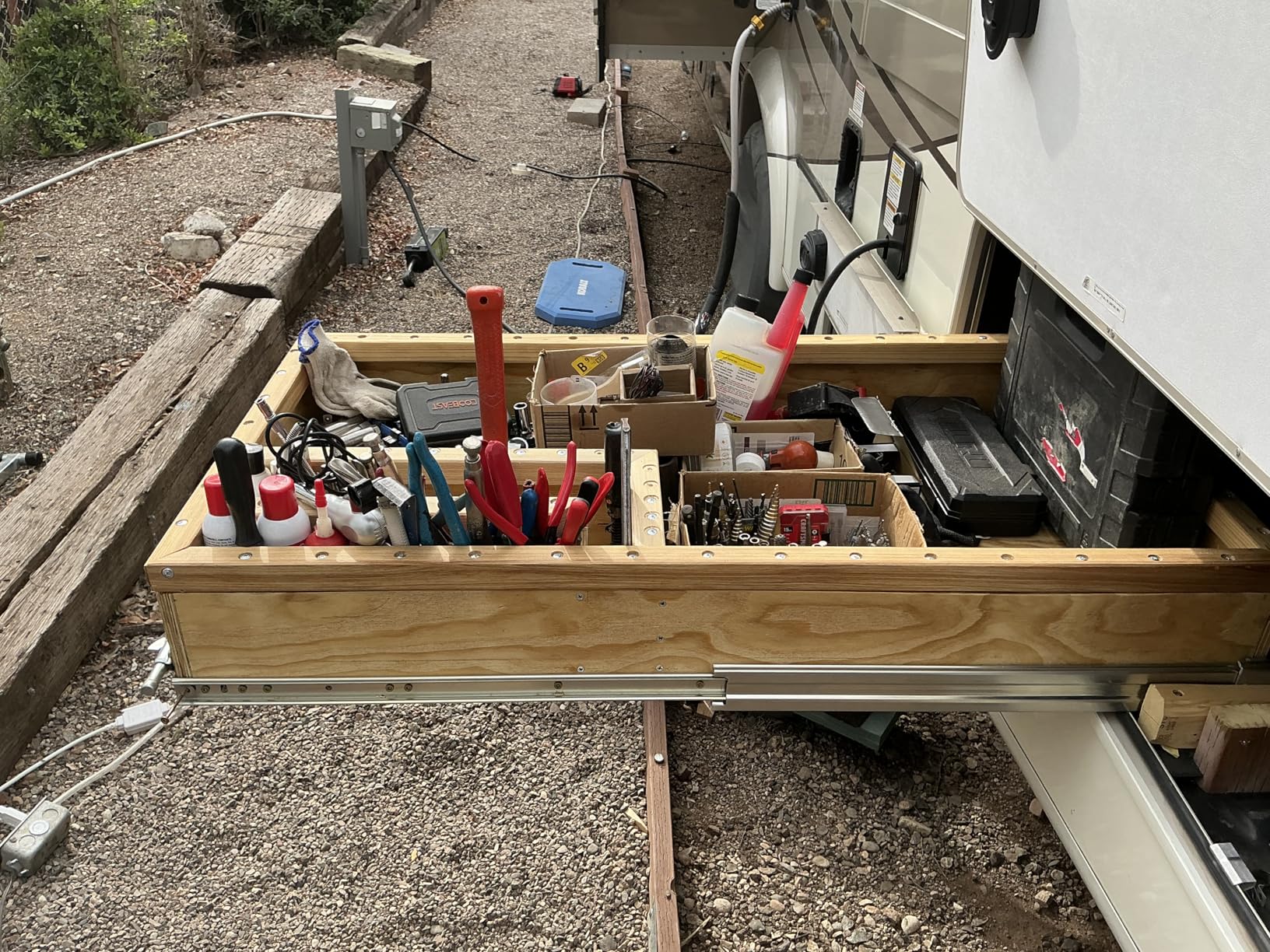 YENUO Undermount Heavy Duty Drawer Slides Full Extension Bottom Mounted 16 24 32 40 Inch Hidden Under Ball Bearing Metal Rails Track Guide Glide Runners 250 Lb 1 Pair (Bottom Mounted, 16 Inch(400mm)) customer photo 1