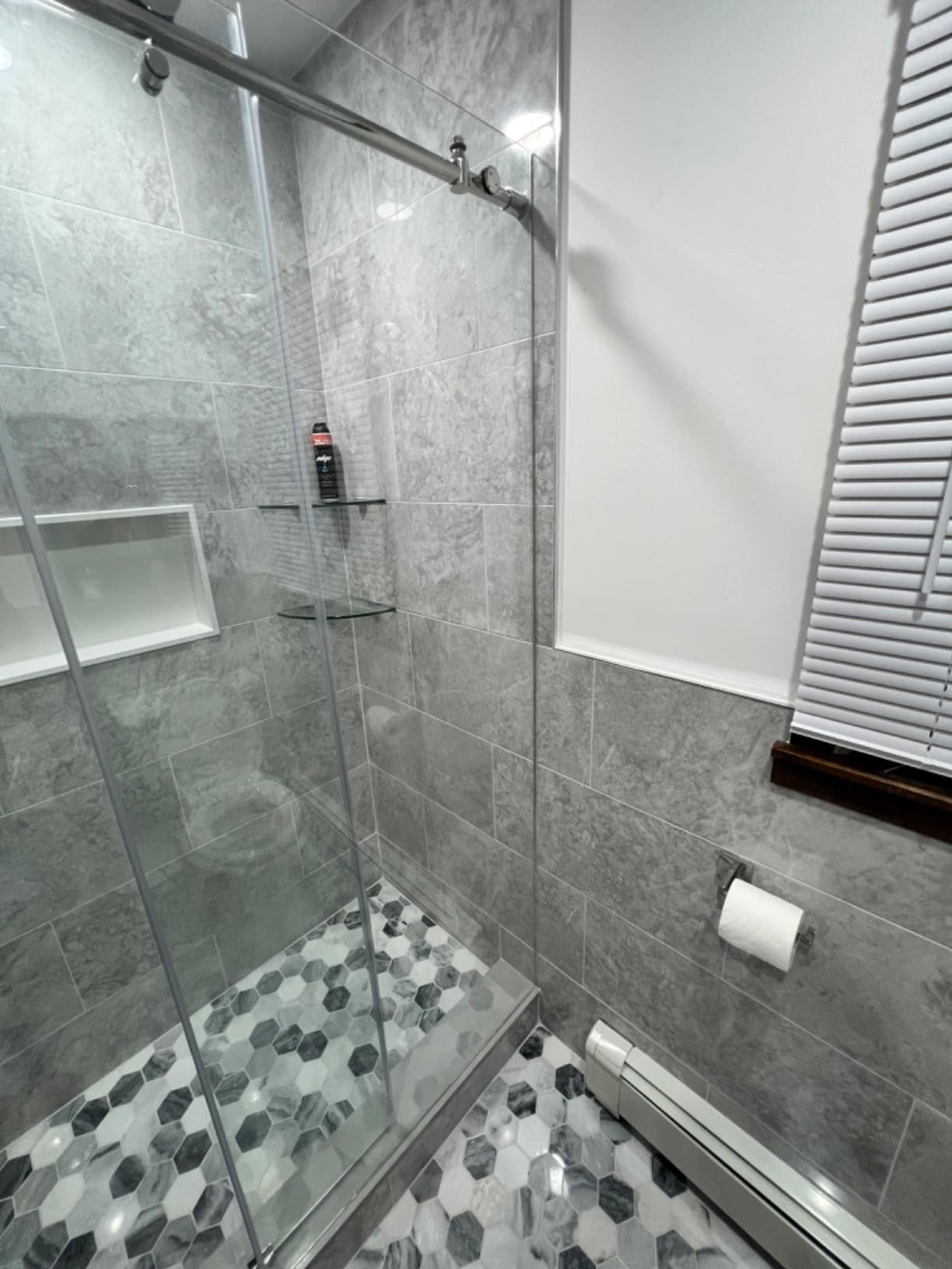 DELAVIN Frameless Tub Shower Door, 56-60