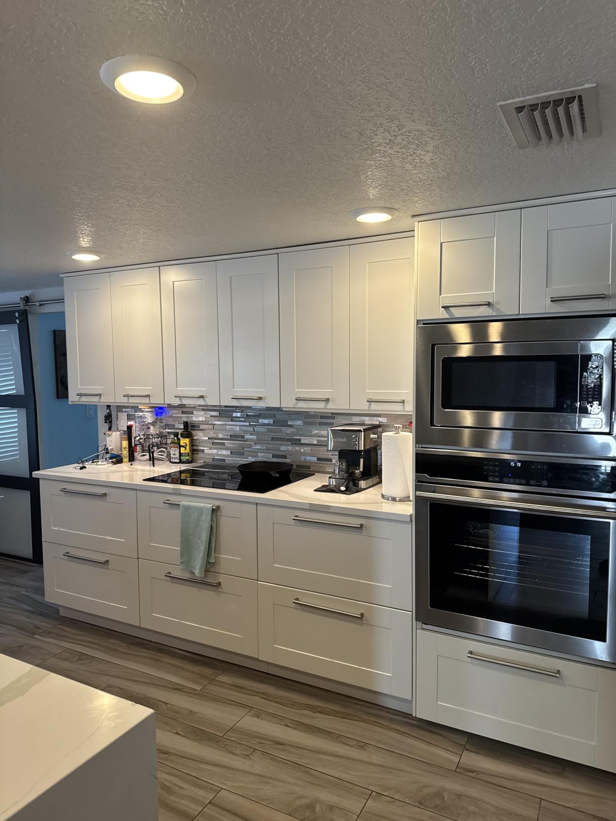 White Cabinet Doors - Ready to Install- No Painting Required- Easy Cabinet Upgrade- Shaker or Modern Flat -All Custom Sizes - Cabinet Door Replacement customer photo 2