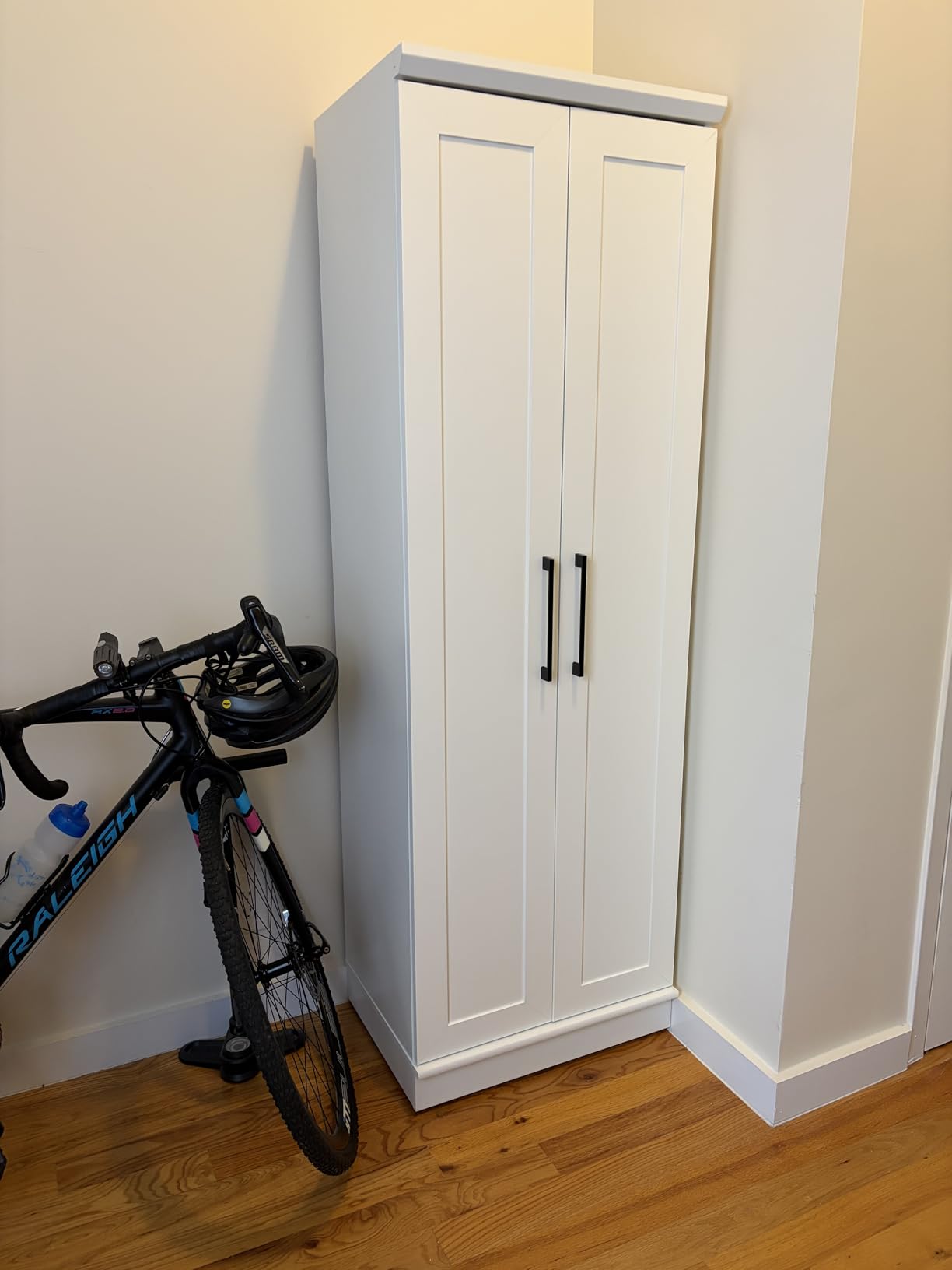 Sauder HomePlus Two Door Storage Cabinet/Pantry Cabinet, Pacific Maple Finish customer photo 1