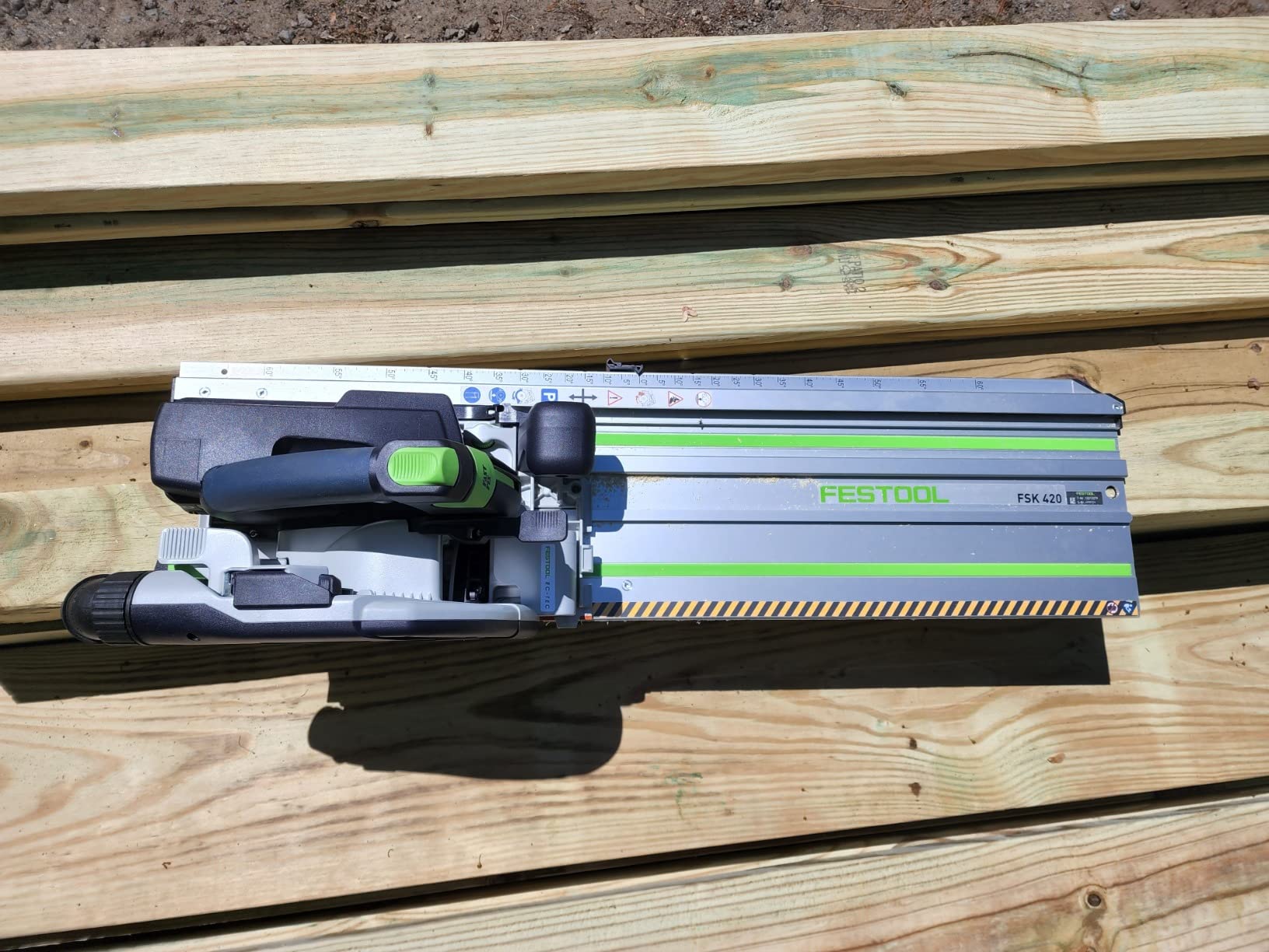 Festool 577680 Cordless Carpentry Track saw HKC 55 18V 5.0 Ah EBI-F-Plus customer photo 1