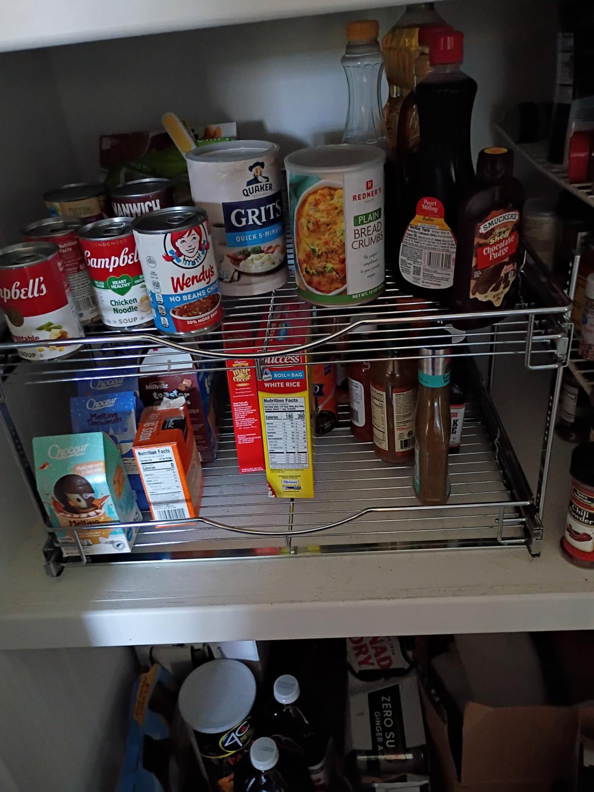 DINDON 2 Tier Pull Out Cabinet Organizer (11