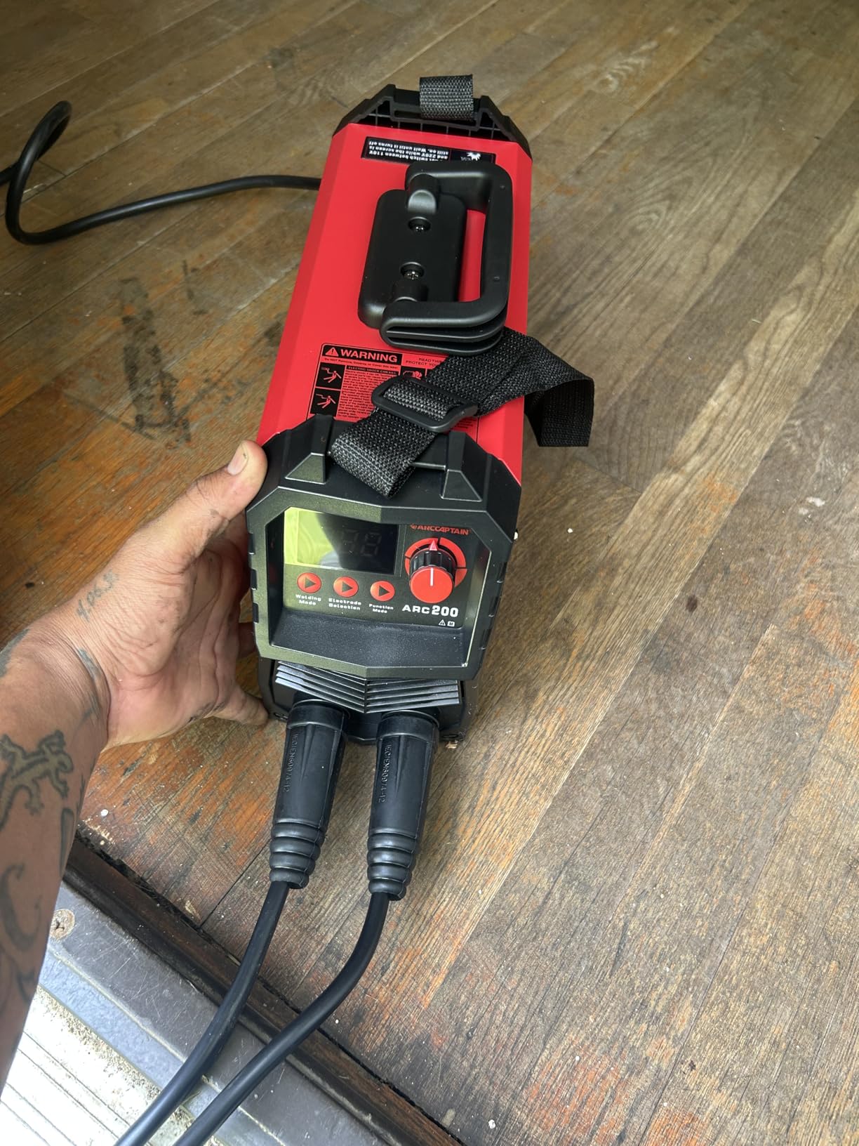 ARCCAPTAIN Stick Welder, [Large LED Display] 200A ARC/Lift TIG Welding Machine with Synergic Control, IGBT Inverter 110V/220V Portable MMA Welder Machine with Hot Start, Arc force and Anti-Stick customer photo 1