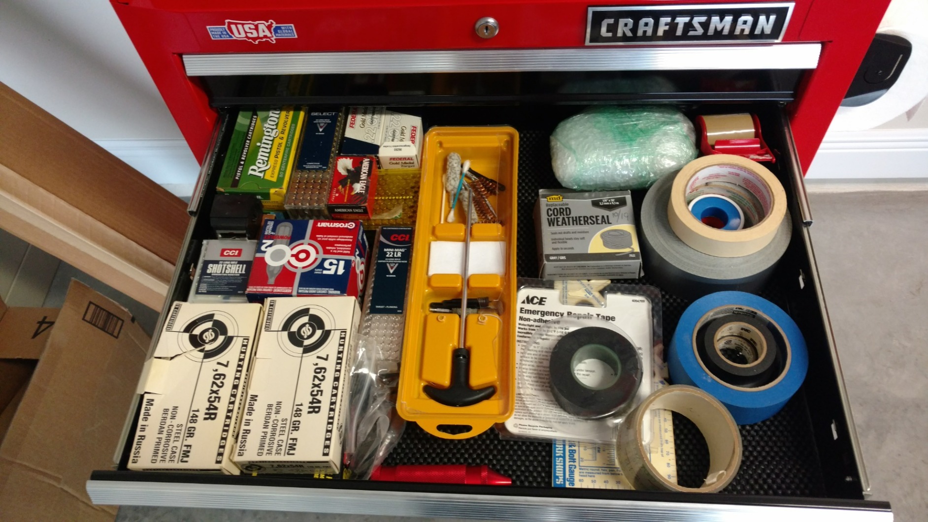 CRAFTSMAN Rolling Tool Chest, 26-inch, 5-Drawer, Workshop Tool Storage with Wheels (CMST32752RB) customer photo 1