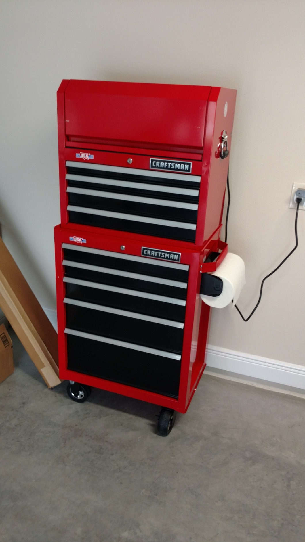 CRAFTSMAN Rolling Tool Chest, 26-inch, 5-Drawer, Workshop Tool Storage with Wheels (CMST32752RB) customer photo 2