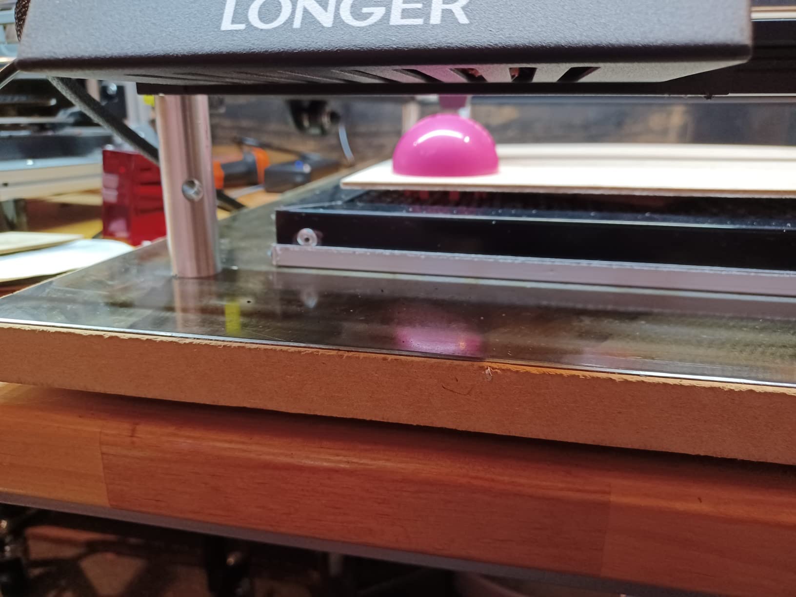 LONGER RAY5 Laser Engraver, Fully Upgraded with 10W Output, a 3.5-inch Color Touchscreen, and app-Based Offline Control; Ideal for Engraving Metal, Glass, and Wood. Working Area: 400x400 mm. customer photo 1