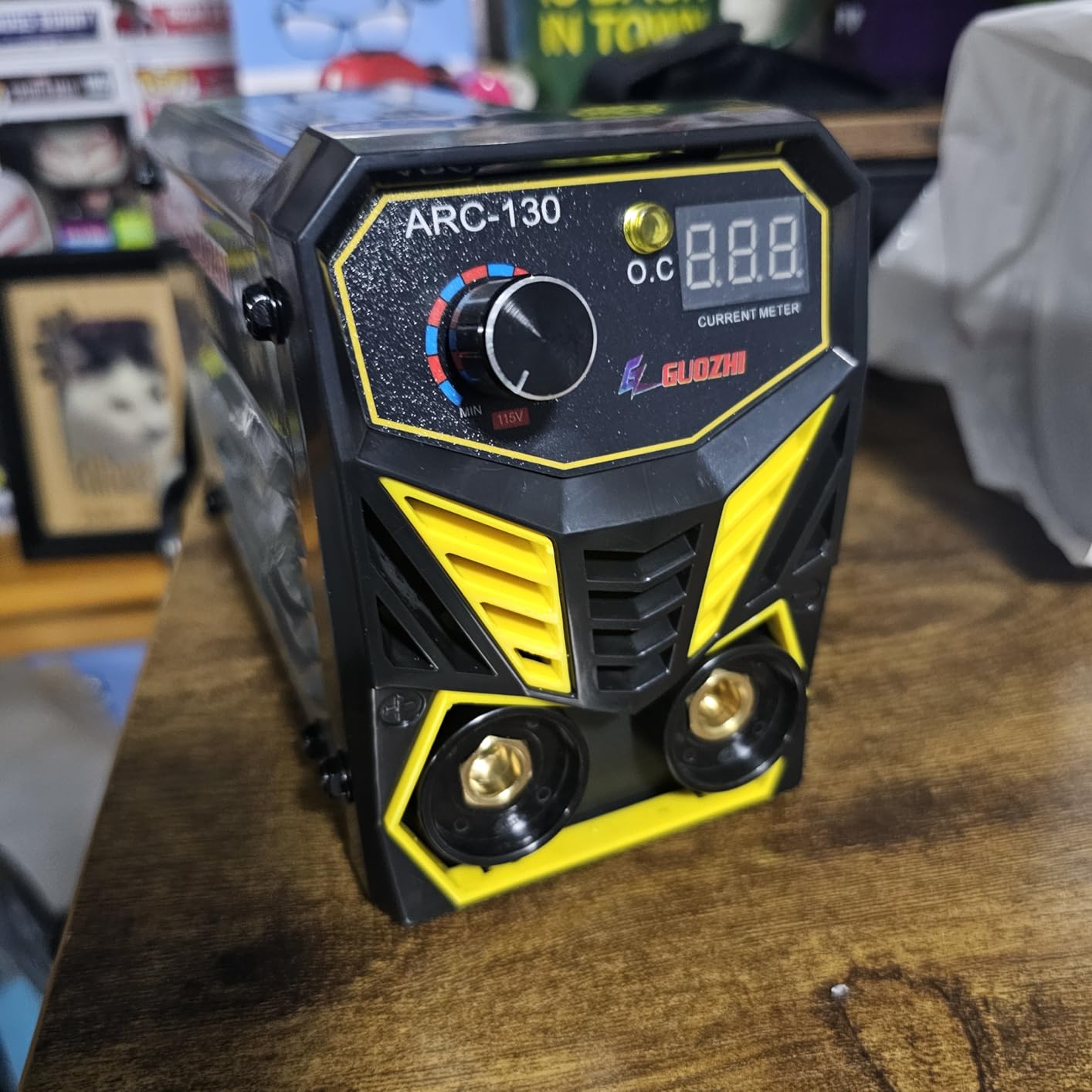 GZ GUOZHI Mini Stick Welder, Small and Portable, 110V 130A ARC MMA Welding Machine with Electrode Holder Cable & Work Clamp, IGBT Inverter Welder Digital Display customer photo 2