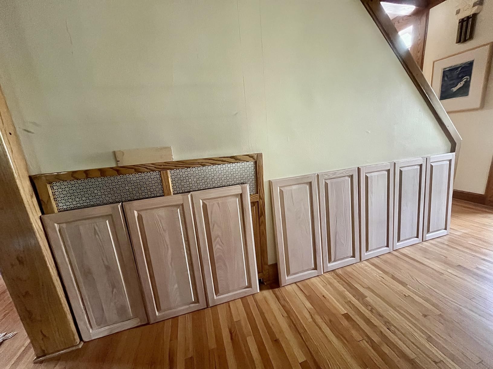 Unfinished Kitchen Cabinet Door Replacement | Raised Panel | Solid Wood | Ready to Paint or Stain | 12W x 24H customer photo 1