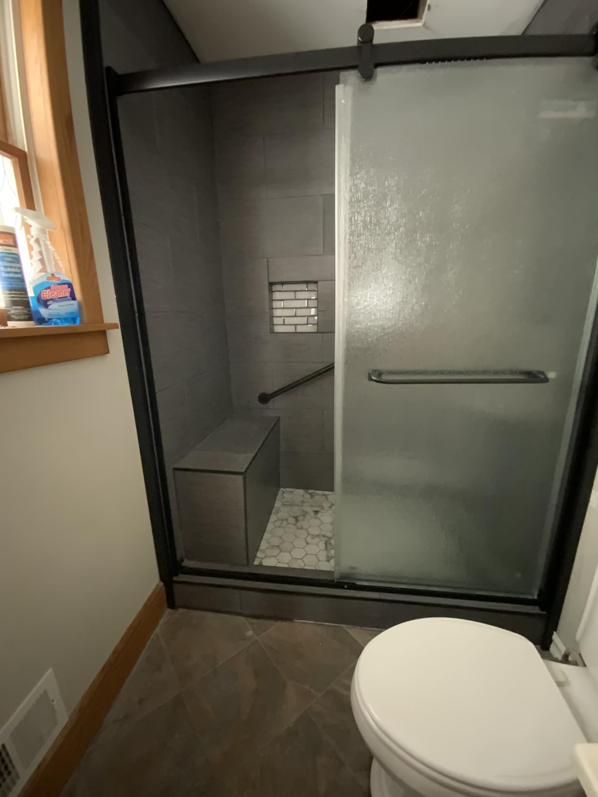 VEVOR Tile Shower Seat, 38.2