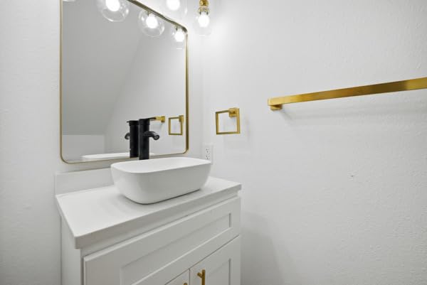 J-FAMILY 14.5'' x 10'' Bathroom Small Vessel Sink Above Counter White Porcelain Ceramic Sink Bowl Small Vanity Sink Lavatory Wash Basin customer photo 1