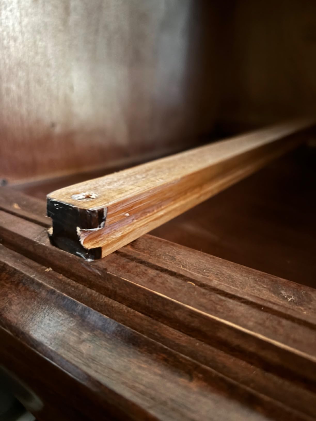 Vintage Slides Wood Drawer Slide - 20-Inch Basic Vintage Center Mount Drawer Slide - (Corresponding Vintage Slides Basic Metal Slide Sold Separately) customer photo 2