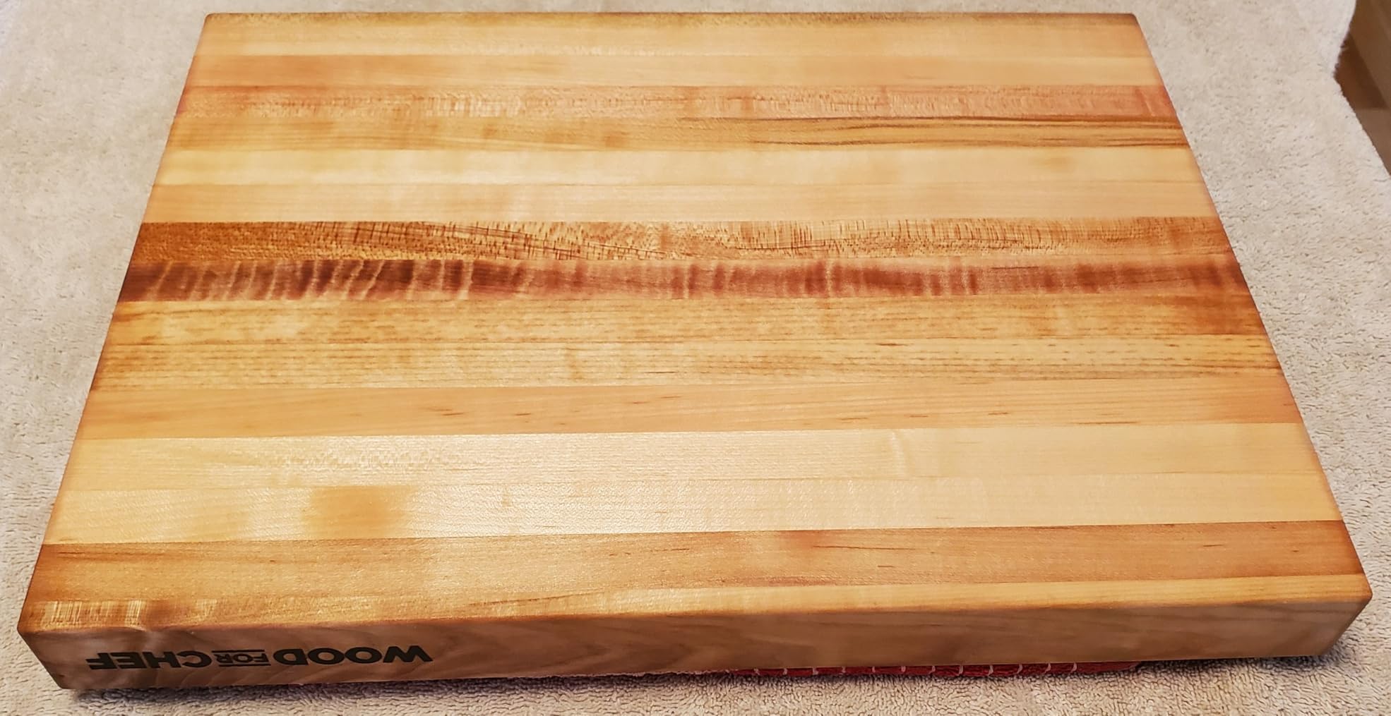 Medium Wood Cutting Board from American Walnut - A Butcher Block That Comes with Juice Groove for Cutting Meat and Juicy Veggies Easily - Walnut Chopping Board - 16x12x1.5 inches customer photo 1