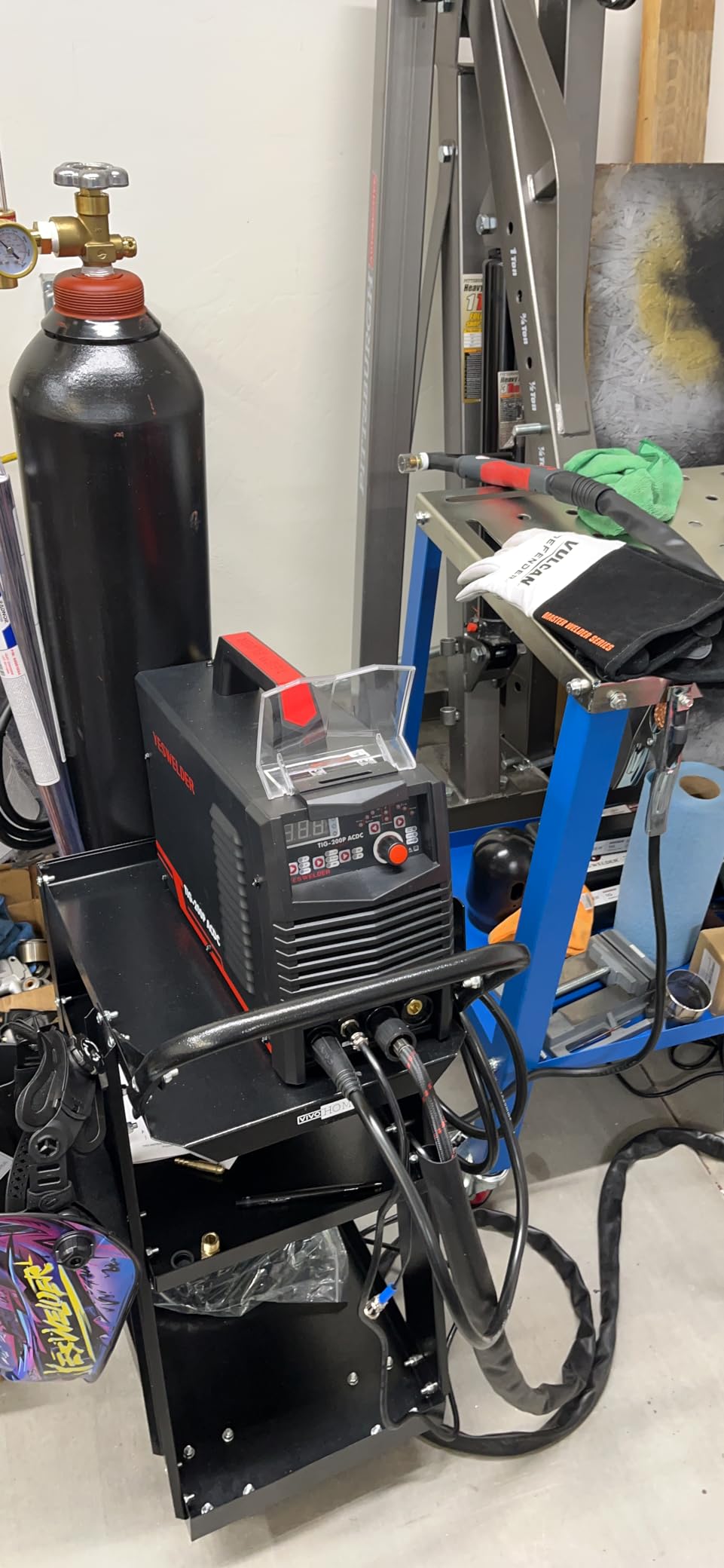 YESWELDER 200A AC/DC Aluminum Tig Welder with Pulse Large LED Display, Digital Inverter STICK/TIG 110/220V Dual Voltage TIG Welding Machine TIG-200P ACDC customer photo 2