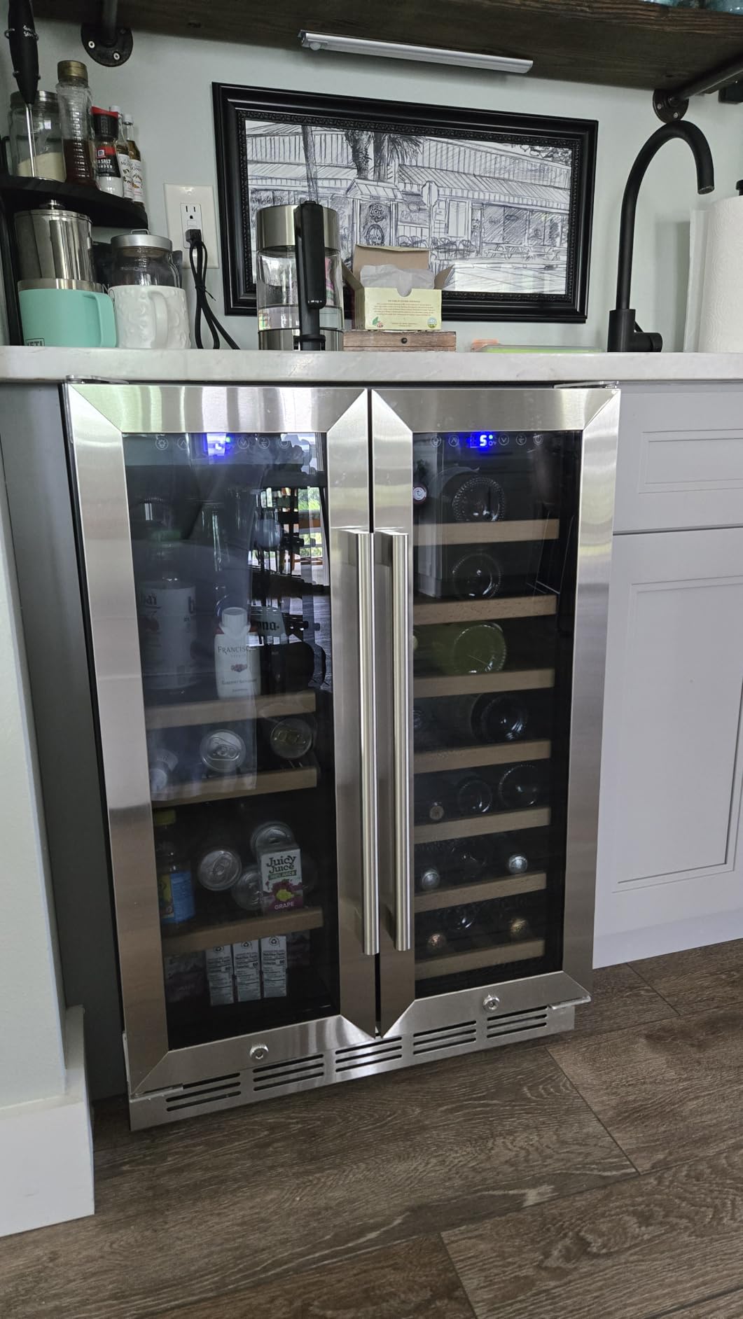 FoMup Under Counter Beverage Refrigerator 24 Inch, Outdoor Drawer Fridge Stainless Steel with Temperature Control for Home, Outdoor Patio and Commercial Use customer photo 2