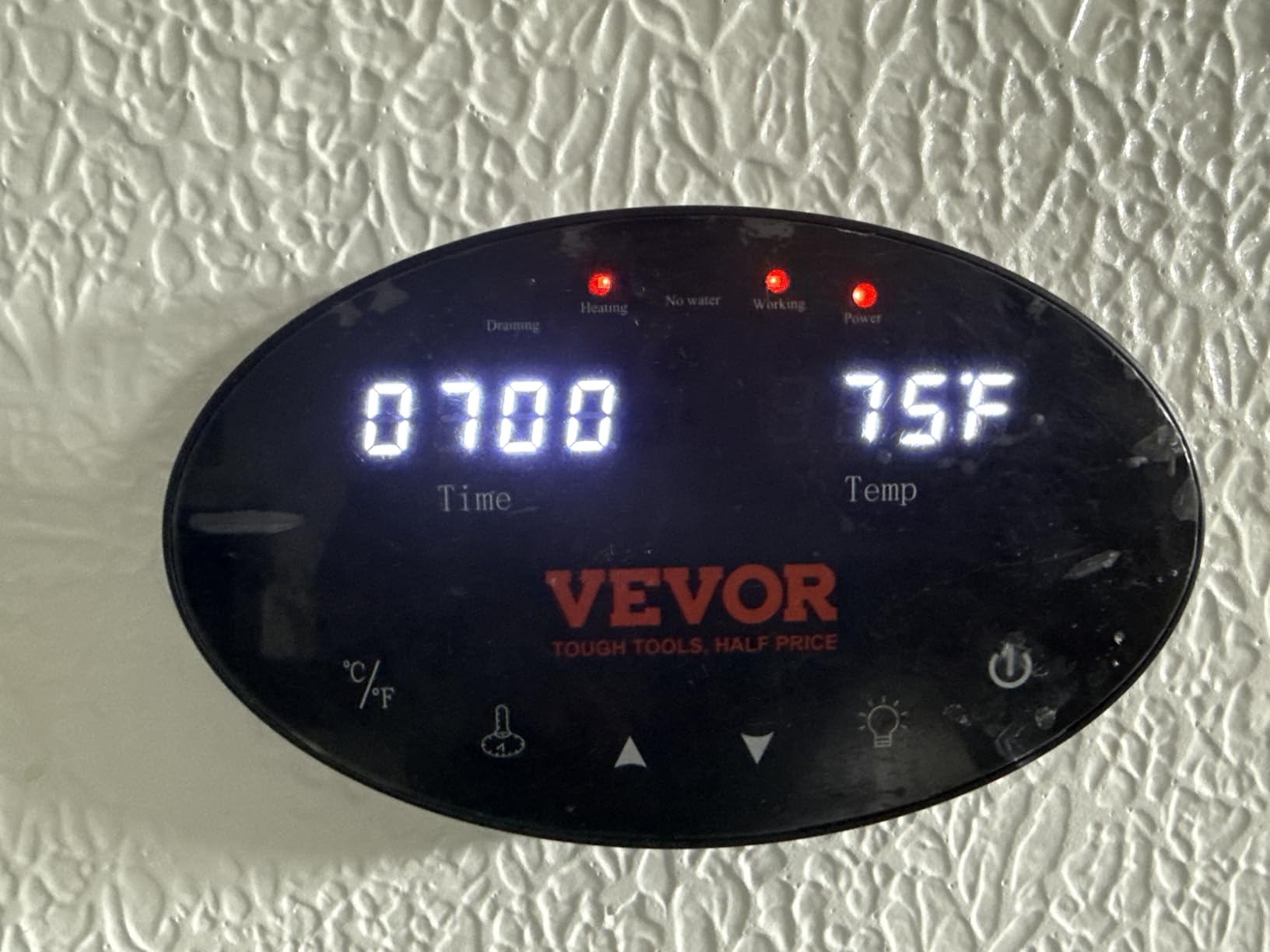VEVOR Steam Shower Generator, 15 kW, Segmented Heating Temperature Customization & 24h Timer Steam Bath Kit, Automatic Drainage Steam Shower System customer photo 1