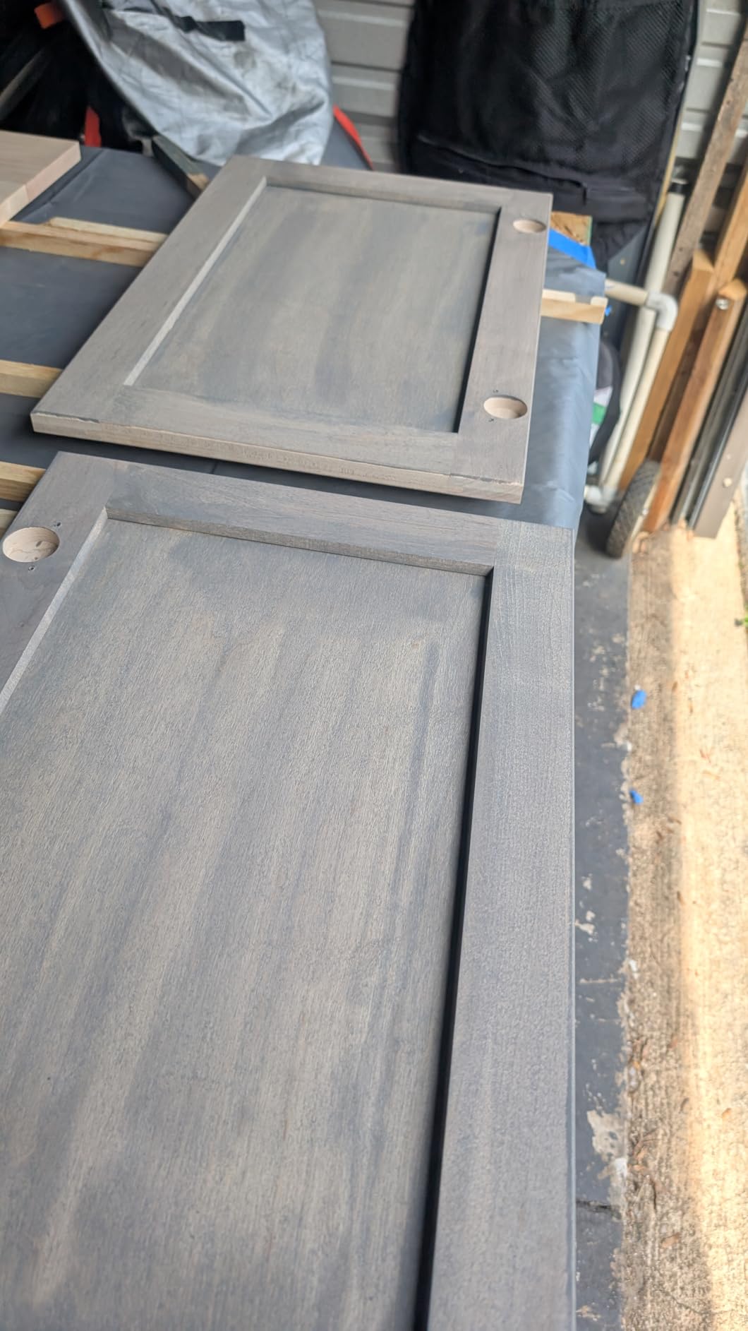 Unfinished Maple Shaker Cabinet Door Front Replacement - 13.25W x 29H | Ready to Paint or Stain | Solid Wood customer photo 2