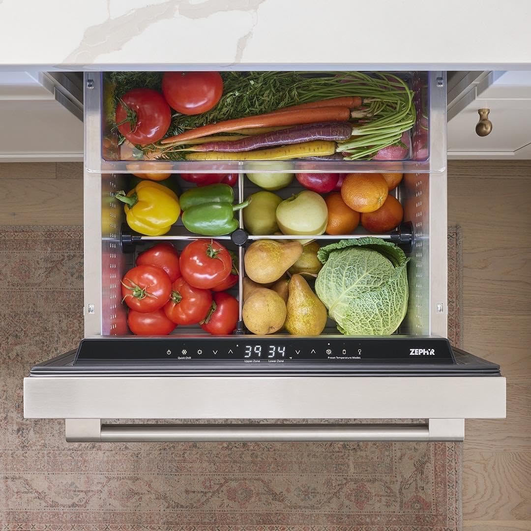 Presrv 24 Inch Single Zone Refrigerator Drawers Wine & Beverage Fridge, Stainless Steel Wine Cooler Home Bar Under Counter Freestanding Built In, Energy Star Certified, 5.4 Cu. Ft customer photo 1