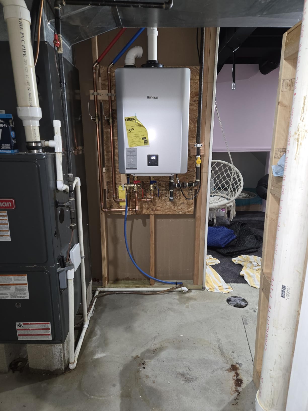 NEW Rinnai RX199iN Condensing Smart Sense Natural Gas or Propane Tankless Water Heater, Indoor or Outdoor Water Heater, Up to 11.1 GPM, 199,000 BTU customer photo 1