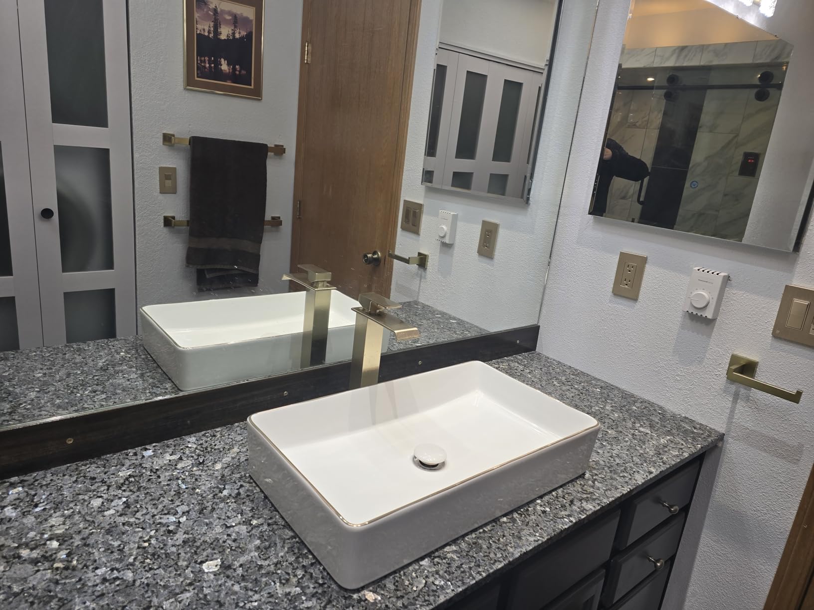 Black Vessel Sink Stainless Steel - Fulorni 19