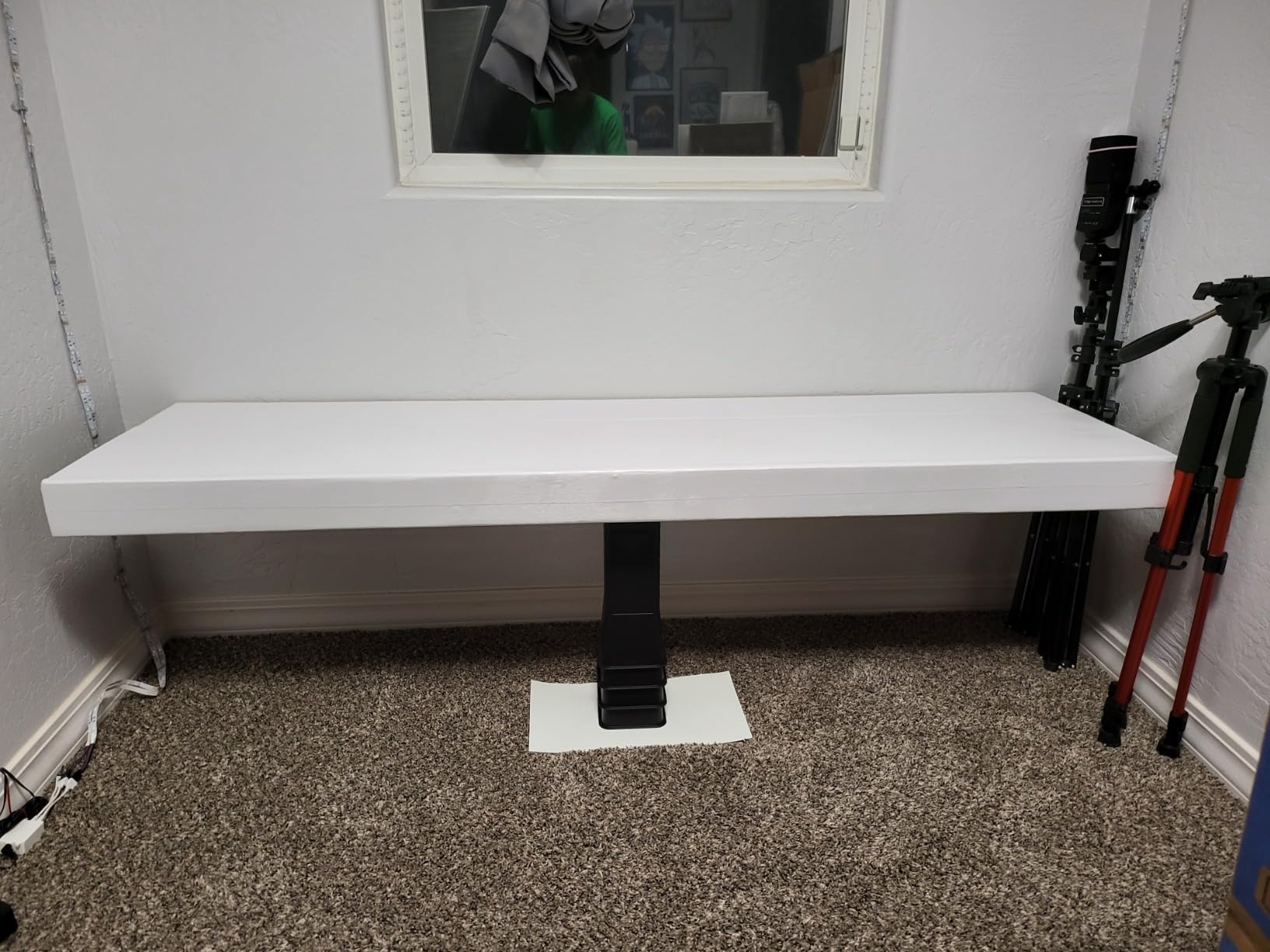 Wall Table Fold Down Hinge, 90 Degree Self-Locking Folding Hinge, Save Space Drop Leaf Table Hinges, Shelf Brackets Locking Hinges 90 Degree for Wall Folding Racks customer photo 2