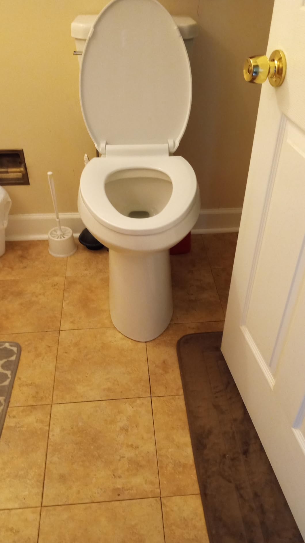 Simple Project 21 Inch High Toilet Elongated With Comfort Chair Seat, 1.28 Gpf Powerful Single Flush Extra Tall Toilet, 12 Inch Rough In Bathrooms Comfort Height Toilet for Seniors & Tall Person customer photo 1