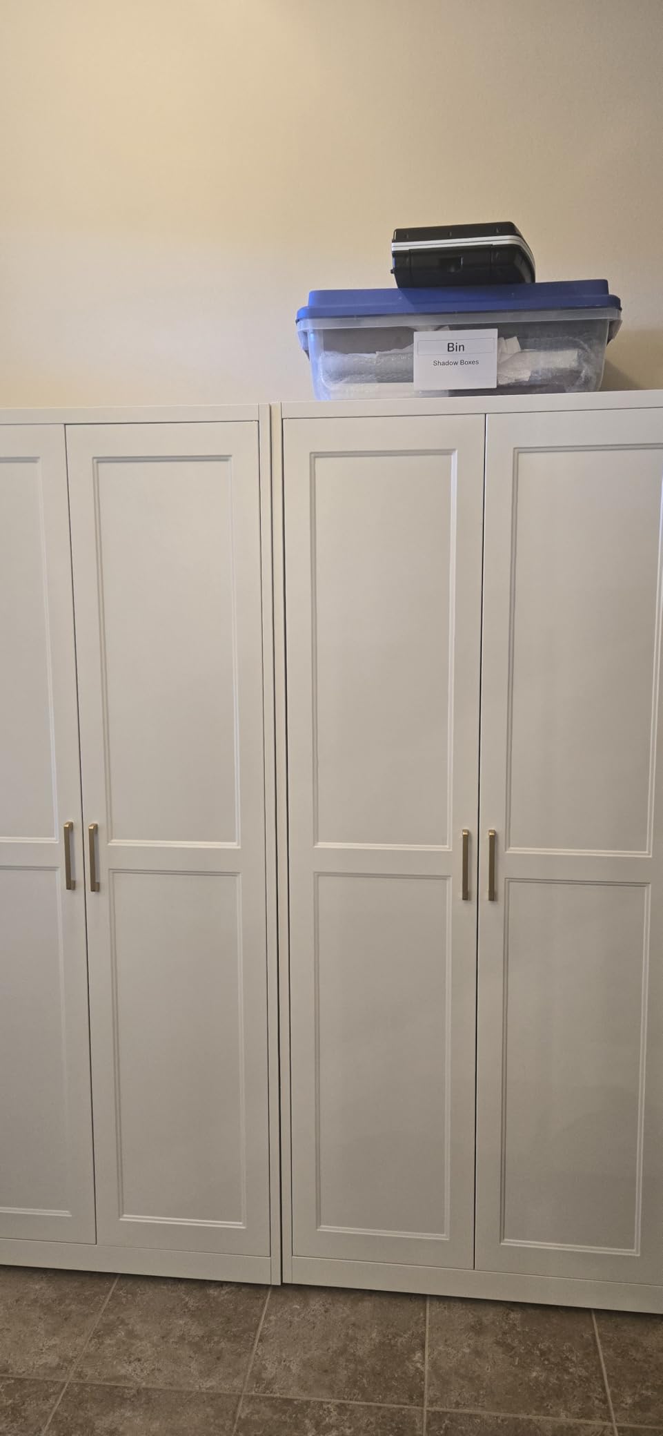 Polup White Kitchen Pantry Cabinet, 71 Inch Tall Metal Storage Cabinet with Doors and Shelves, Pantry Cabinets for Kitchen Storage, Freestanding Cupboard for Living, Dining Room, Assemble Required customer photo 1
