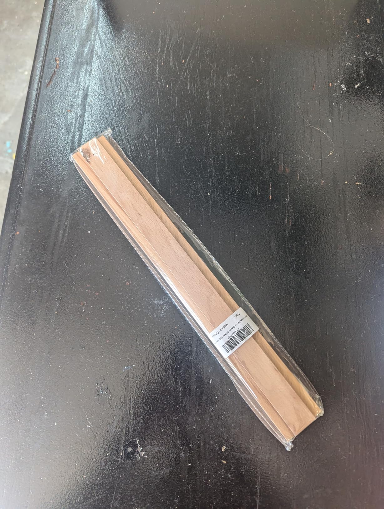 Wood Drawer Slides Classic Guide Center Mount Track 15.7 Inches, Wooden Undermount Drawer Glides Bottom Rails Replacement Kit(L002-16In) customer photo 1