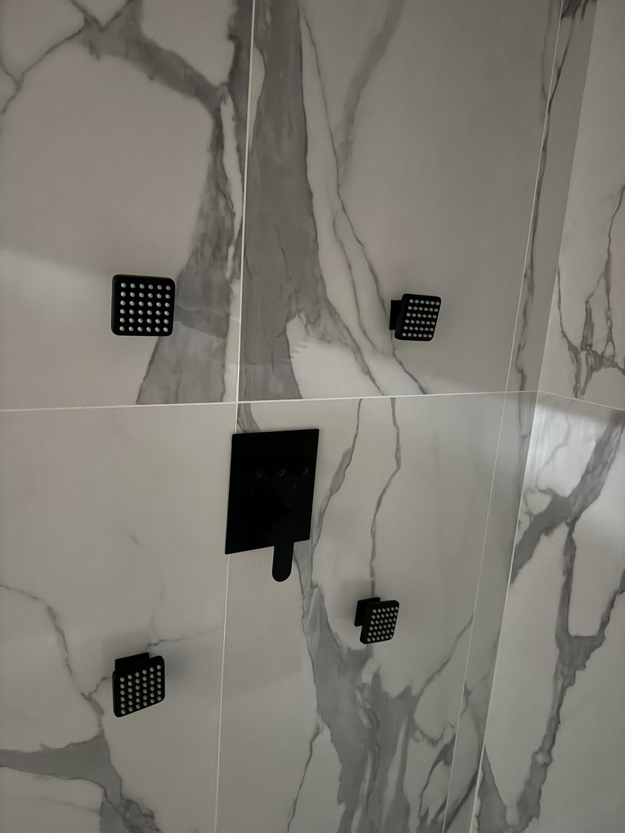 Shower Systems with 4 Body Spray Jets, STARBATH 4 Way 12+6