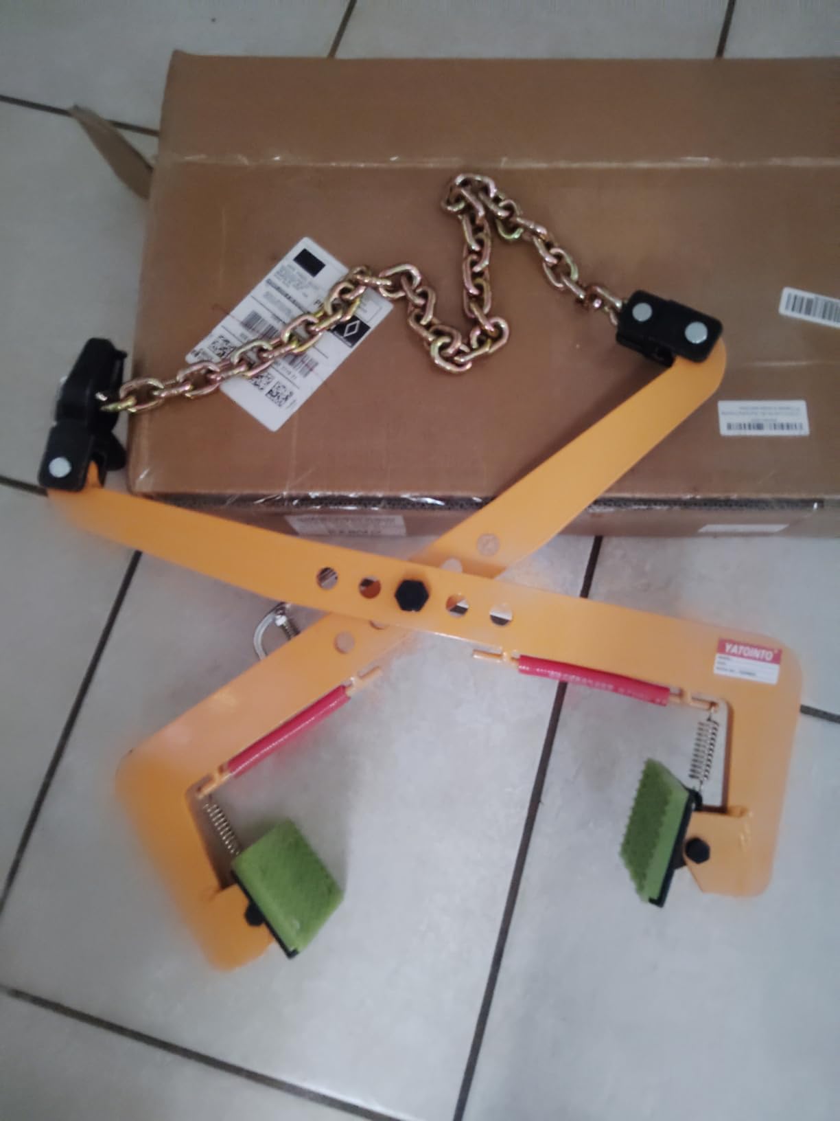 YATOINTO Granite Slab Lifting Clamps 770LBS, Vertical Stone Lifting Clamps Opening Up to 20.08