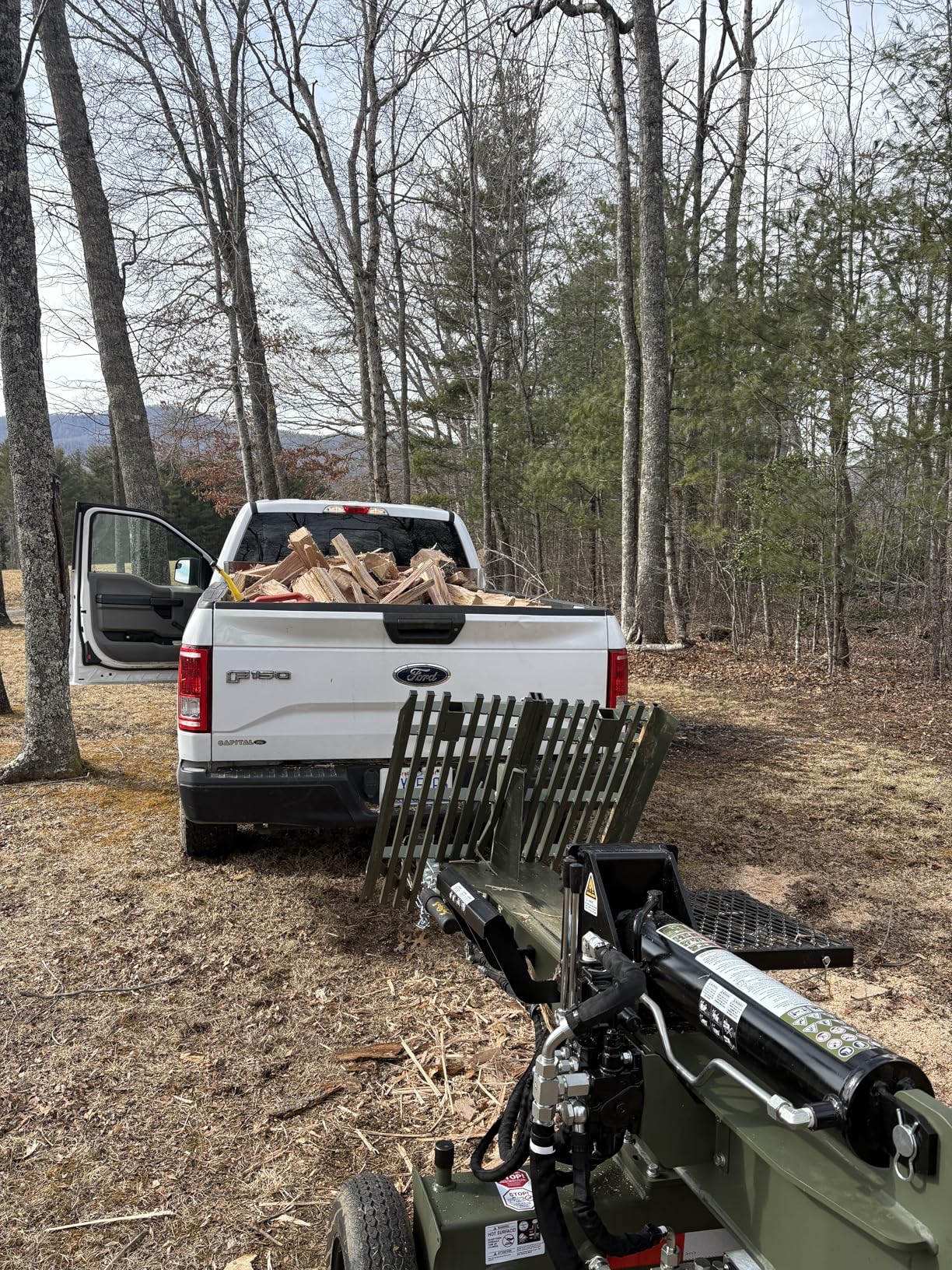 35 Ton 306cc Gas Log Splitter with 4-Way & 6-Way Wedges, Hydraulic Log Lift customer photo 1