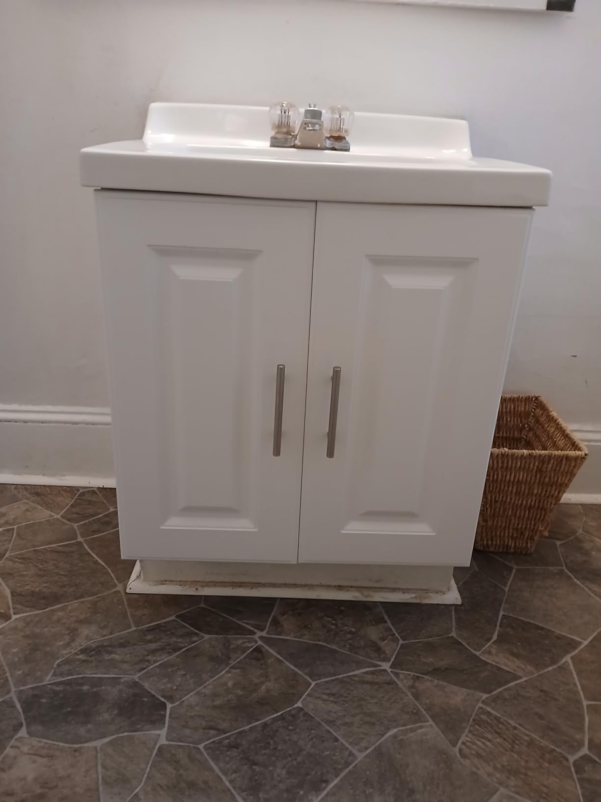 Built-in Cabinet Doors - Cabinet Replacement Doors for Kitchen, Living Room, Bedroom, Bathroom - 24 Inch High (White, 12 Inch Wide) customer photo 2