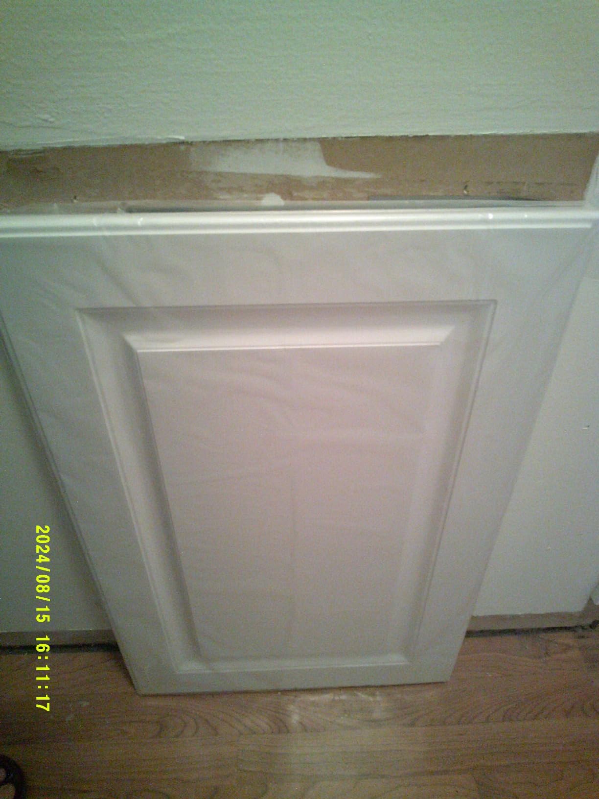 Built-in Cabinet Doors - Cabinet Doors for Kitchen, Living Room, Bedroom, Bathroom - 22.5 Inch High (White Texture, 13.25 Inch Wide) customer photo 2