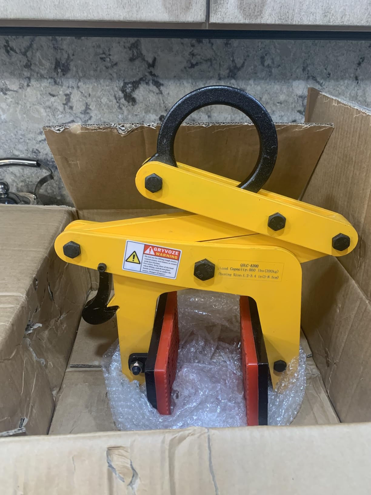 860lbs Granite Slab Lifting Clamp, 1.2