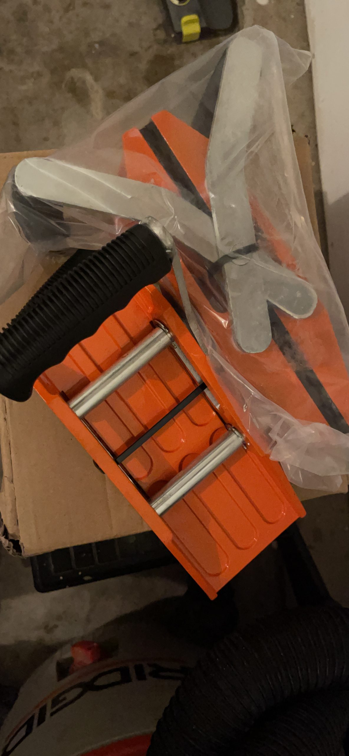 2 PACK Granite Carrying Clamps with White Rubber-lined, Double Handed Stone Panel Carry Lifter Tools, Heavy Duty lifting clamps for Marble, Glass, Slabs and Plywood customer photo 2