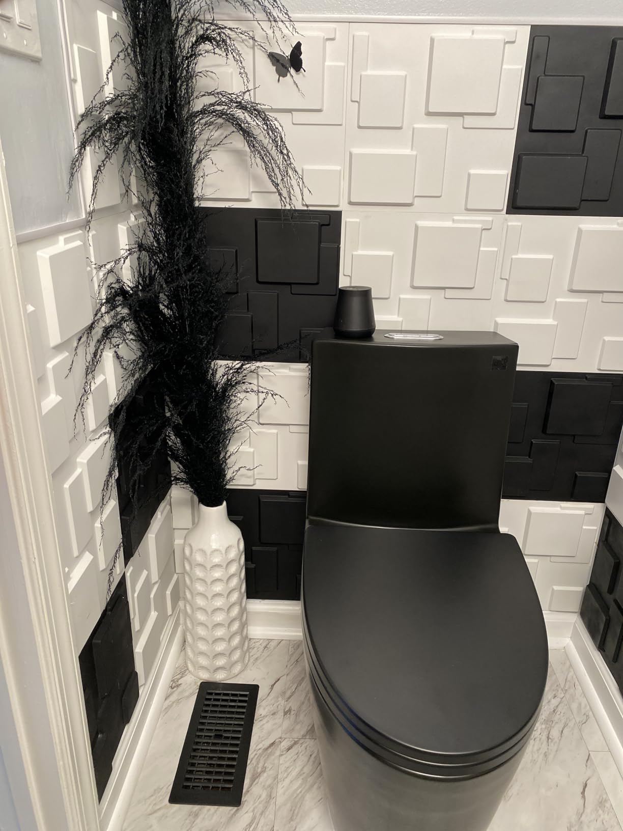 Abruzzo One Piece Toilet Elongated - Dual Flush 0.8/1.28 GPF WaterSense Certified, ADA Comfort Height, Compact Design with Quiet Flush Technology, Gloss White Complete Bathroom Toilet customer photo 1
