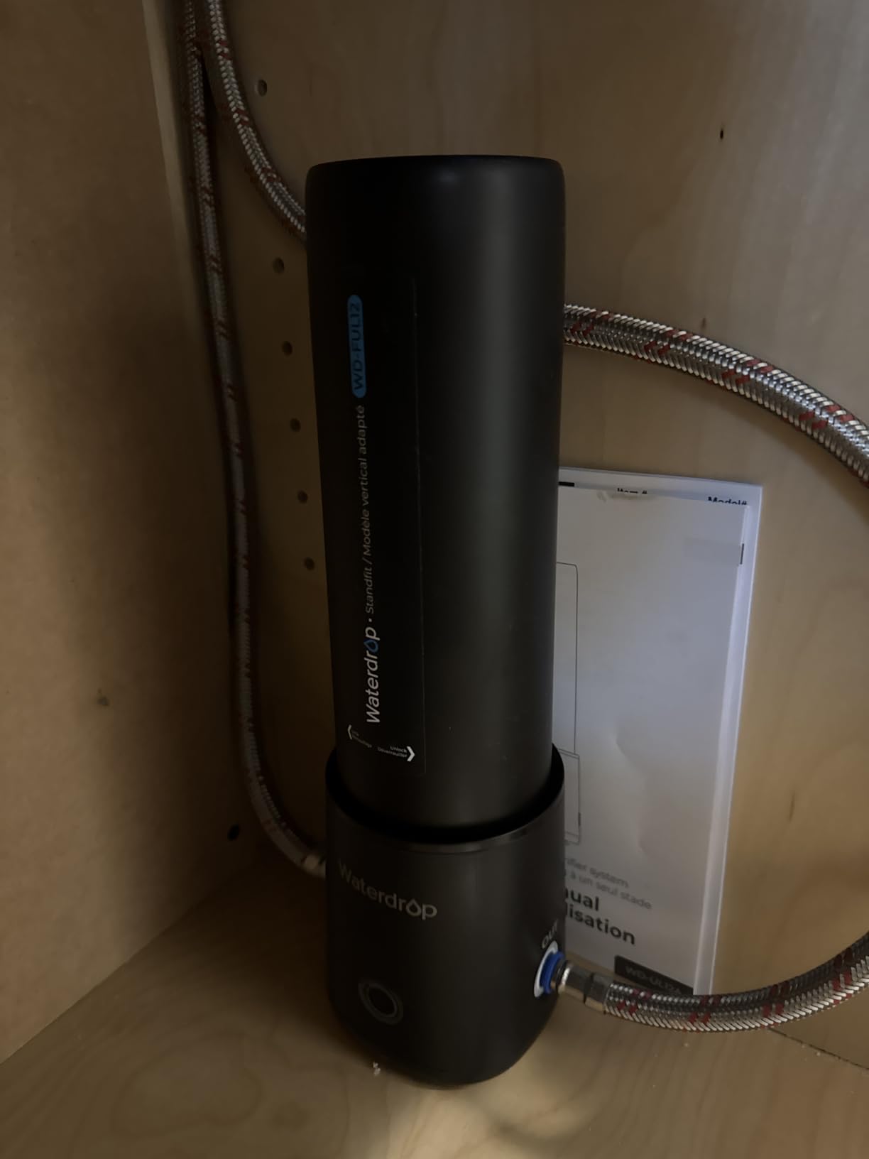 Waterdrop UL12A Under Sink Water Filter, Upgraded for 10UA, No Drill Required for Renters, Time Reminder, Easy Installation, Reduces Chlorine, Bad Taste & Odor, NSF/ANSI 42 Certified customer photo 2
