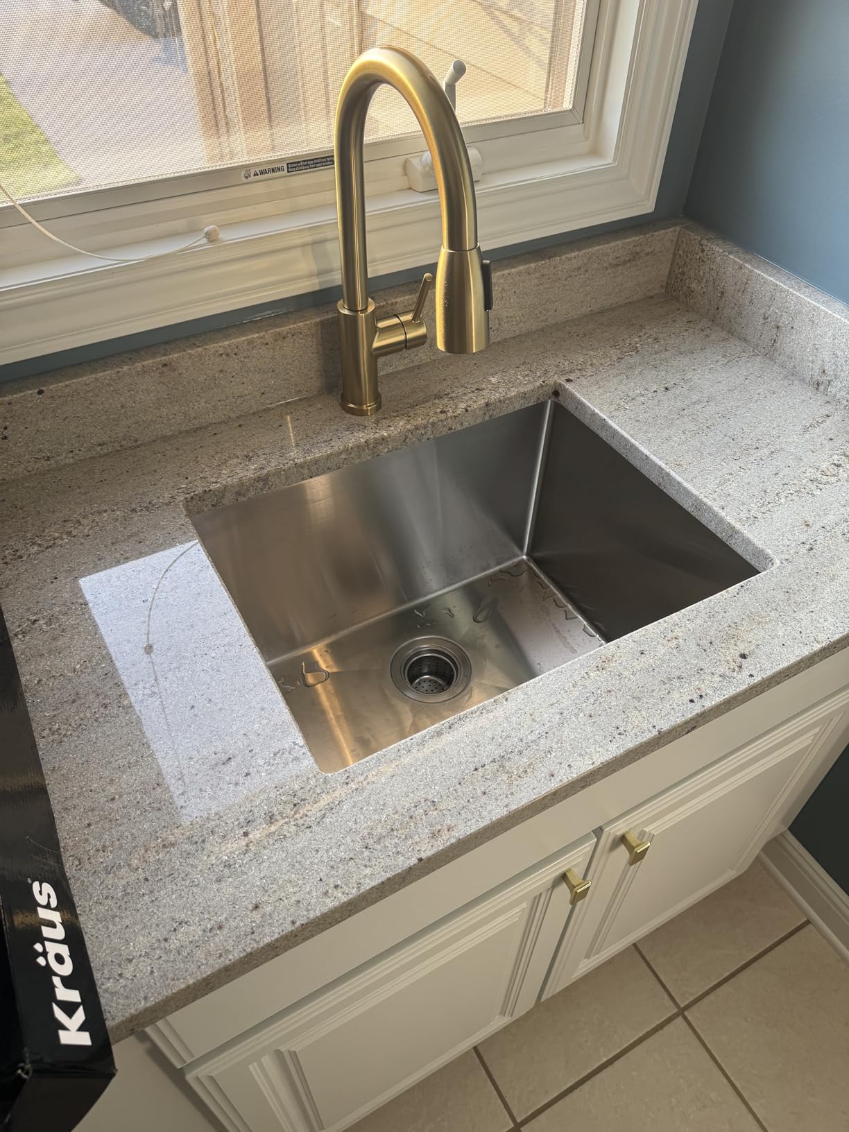 KRAUS Coda 2-Function Single Handle Pull Down Kitchen Faucet in Spot-Free Brushed Brass, KPF-1626BB customer photo 1