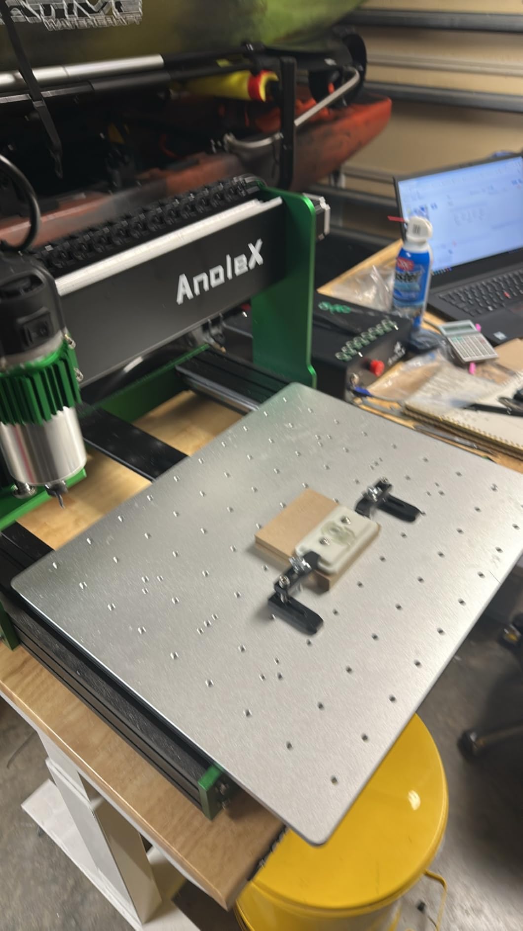 CNC Router Machine 4030-Evo Ultra 2, All-Metal XYZ Axis Dual Steel Linear Guides & Ball Screws with 800W Trim Router for Metal Aluminum Brass Wood Acrylic PCB customer photo 2