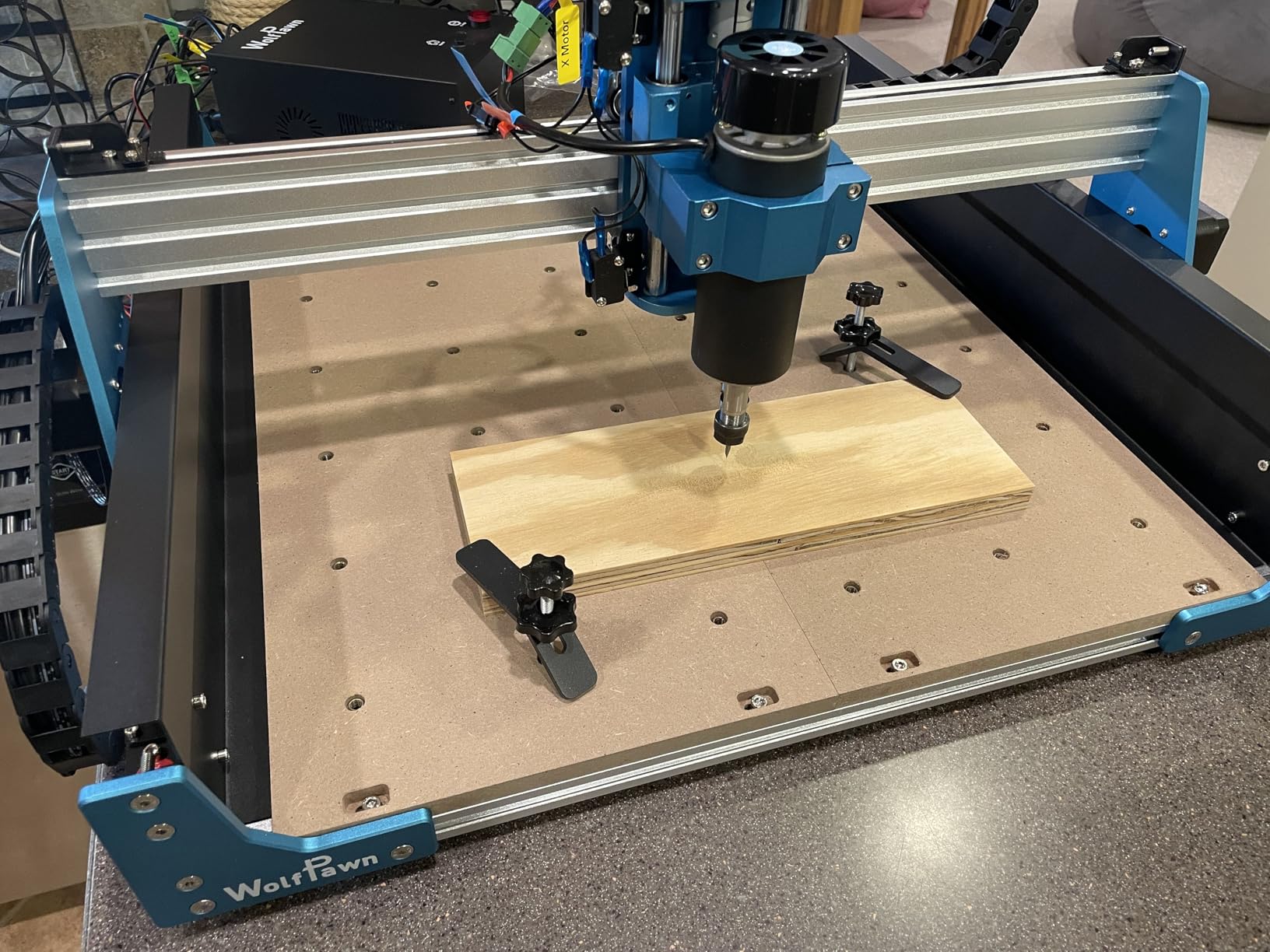 CNC Router Machine Desktop CNC 3 Axis, CNC Milling Machine for Metal Wood Acrylic, GRBL Control Engraving Machine with 500W Spindle,Machine Woodworking Industrial Application(4040 PRO) customer photo 2