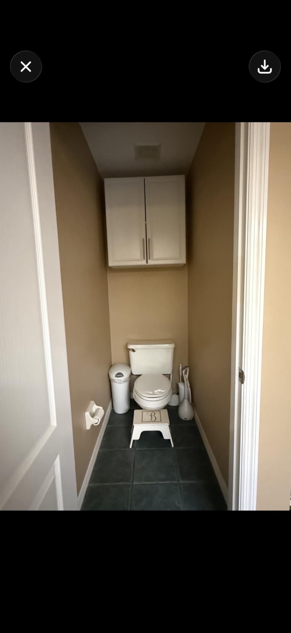 NEWOWNDS Laundry Room Cabinet 30''x12''x32'', Kitchen Cabinet Wall Cabinets with Adjustable Shelves, Wall Cabinet Storage, Utility Cabinets for Laundry Room, White Wall Cabinet with Shaker Door, White customer photo 2