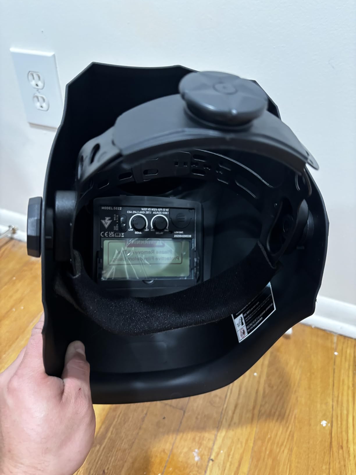 VILSIN Welding Helmet Auto Darkening Large View, Welding Hood True Color Solar Powered With 2 Arc Sensor, Wide Shade 3/4-8/9-13 for Welding Mask TIG MIG ARC Welding Shield customer photo 2