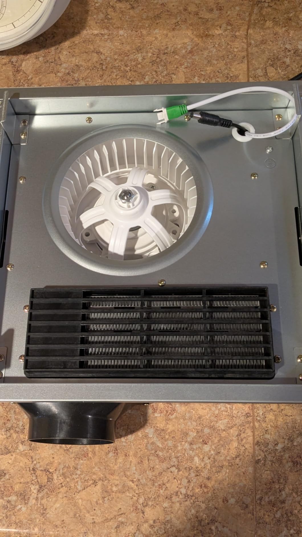 1800W Bathroom Exhaust Fan with Light and Heater, 110 CFM 4-in-1 Ceiling Vent Fan, 1.0 Sone Quiet Operation, 11.2