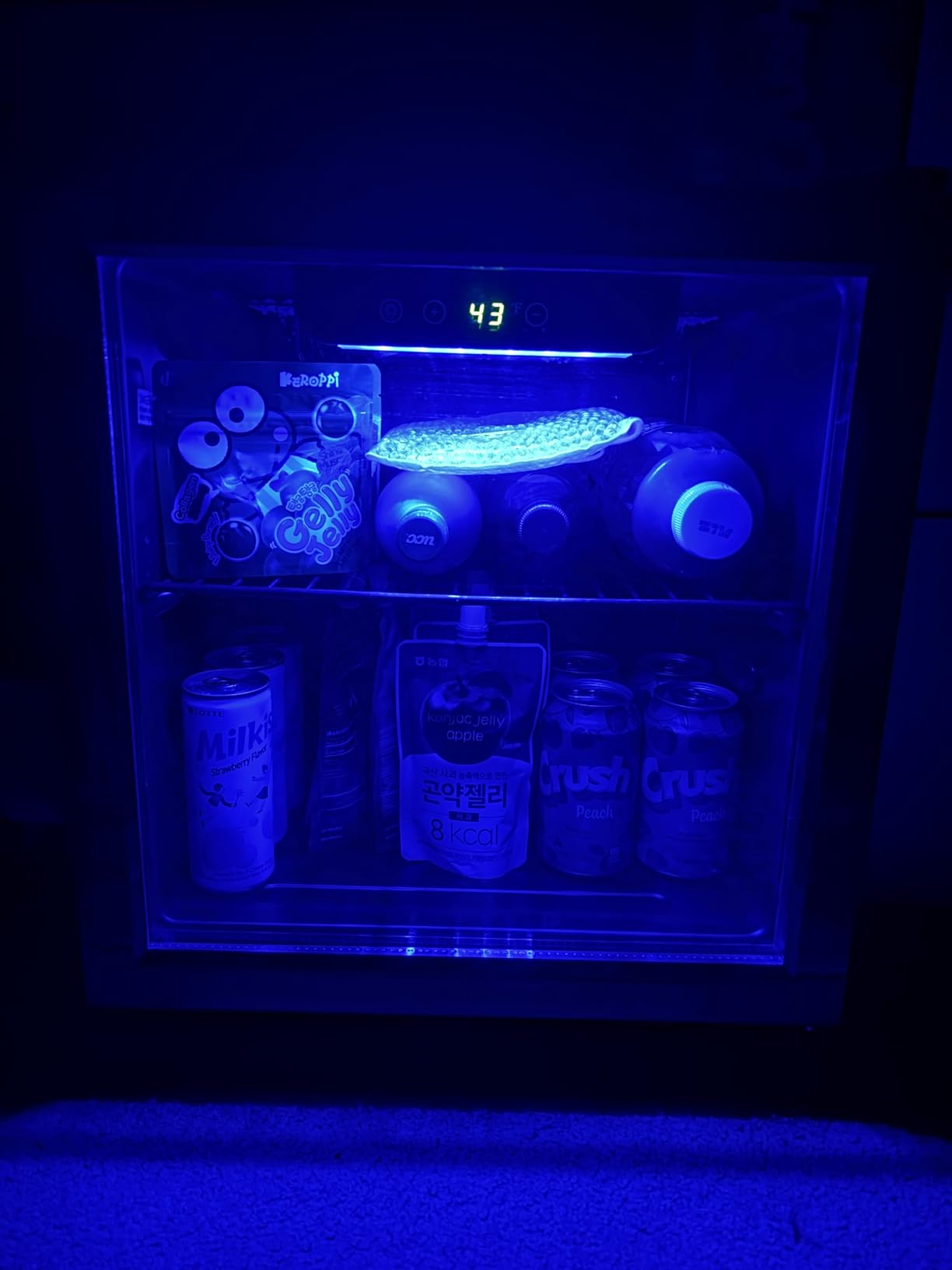 Antarctic Star 48 Can Beverage Refrigerator, 12 Bottle Wine Cooler with Stainless Steel Glass Door, Digital Temperature Display, Electronic Temperature Control, Silver customer photo 1