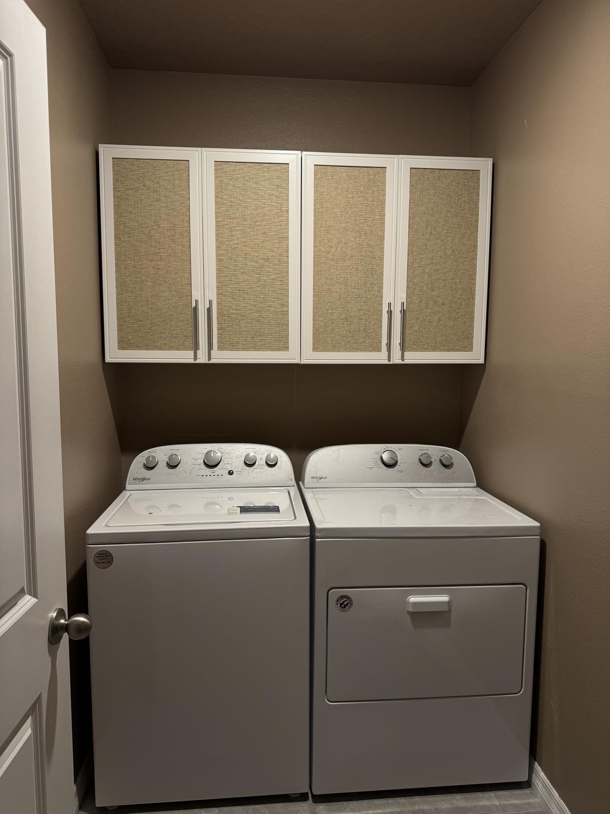 Furnaza Large Laundry Room Wall Cabinet with Adjustable Shelf, Wall Mounted Kitchen Cabinets with Two Shaker Doors, Upper Storage for Laundry Room, Bathroom, Kitchen, 30