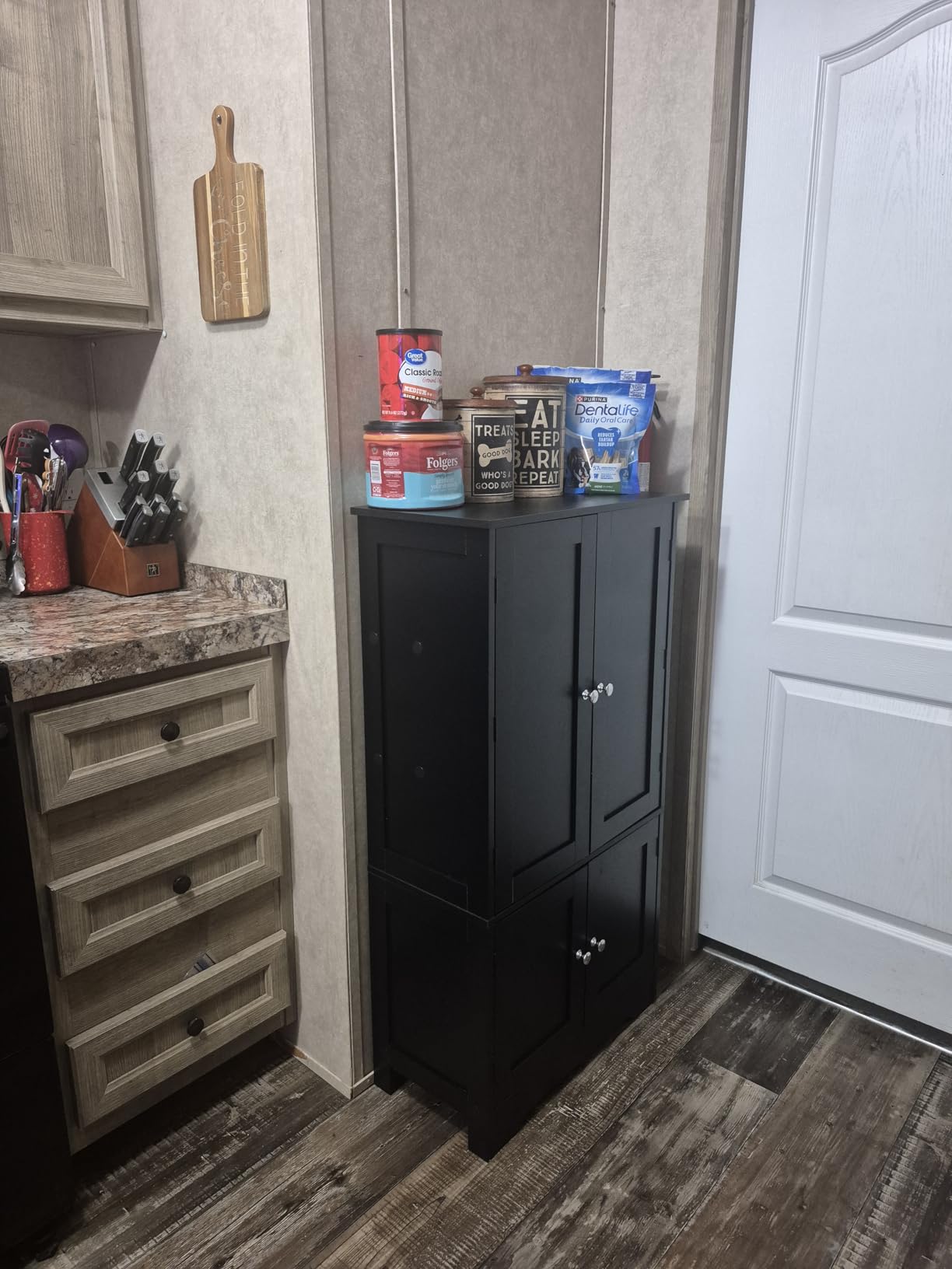 Storage Cabinet with 4 Doors, 43.3