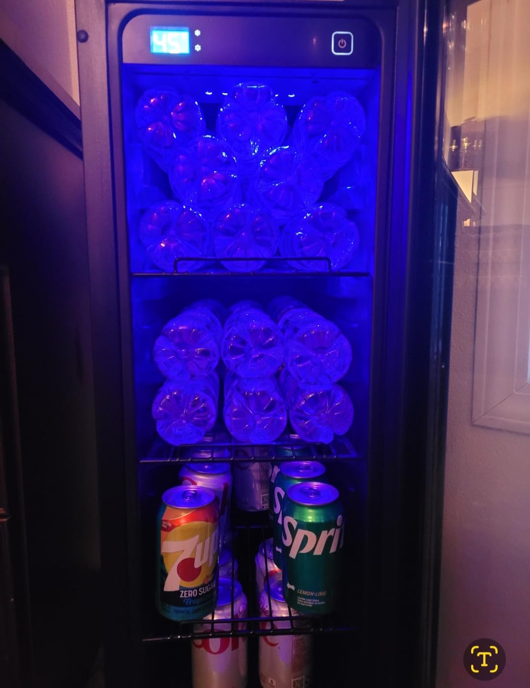 4.9 Cu.ft Beverage Refrigerator Cooler, Beverage Cooler 200 Can Built-in/Freestanding, Under Counter Beer Fridge with Glass Door Soda for Kitchen, Bar or Office customer photo 1